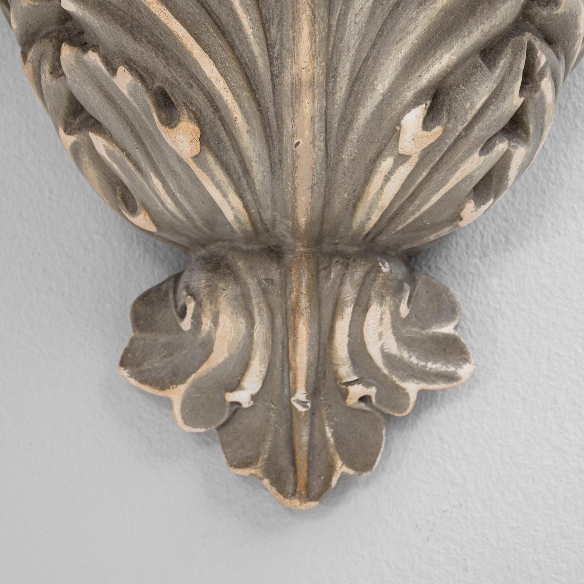 1900er Französisch Gips-Sockel Regal im Angebot 3