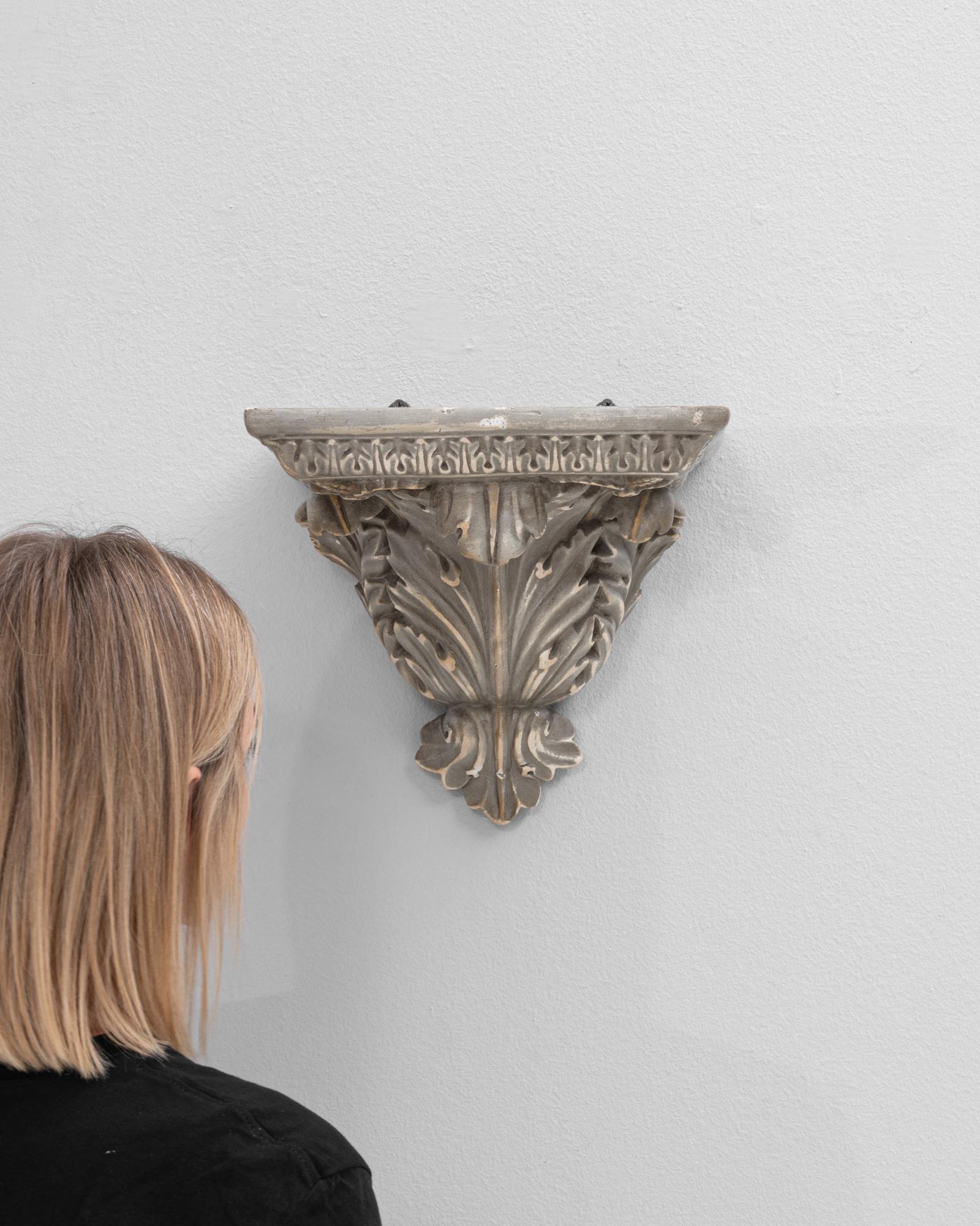 1900er Französisch Gips-Sockel Regal im Angebot 5