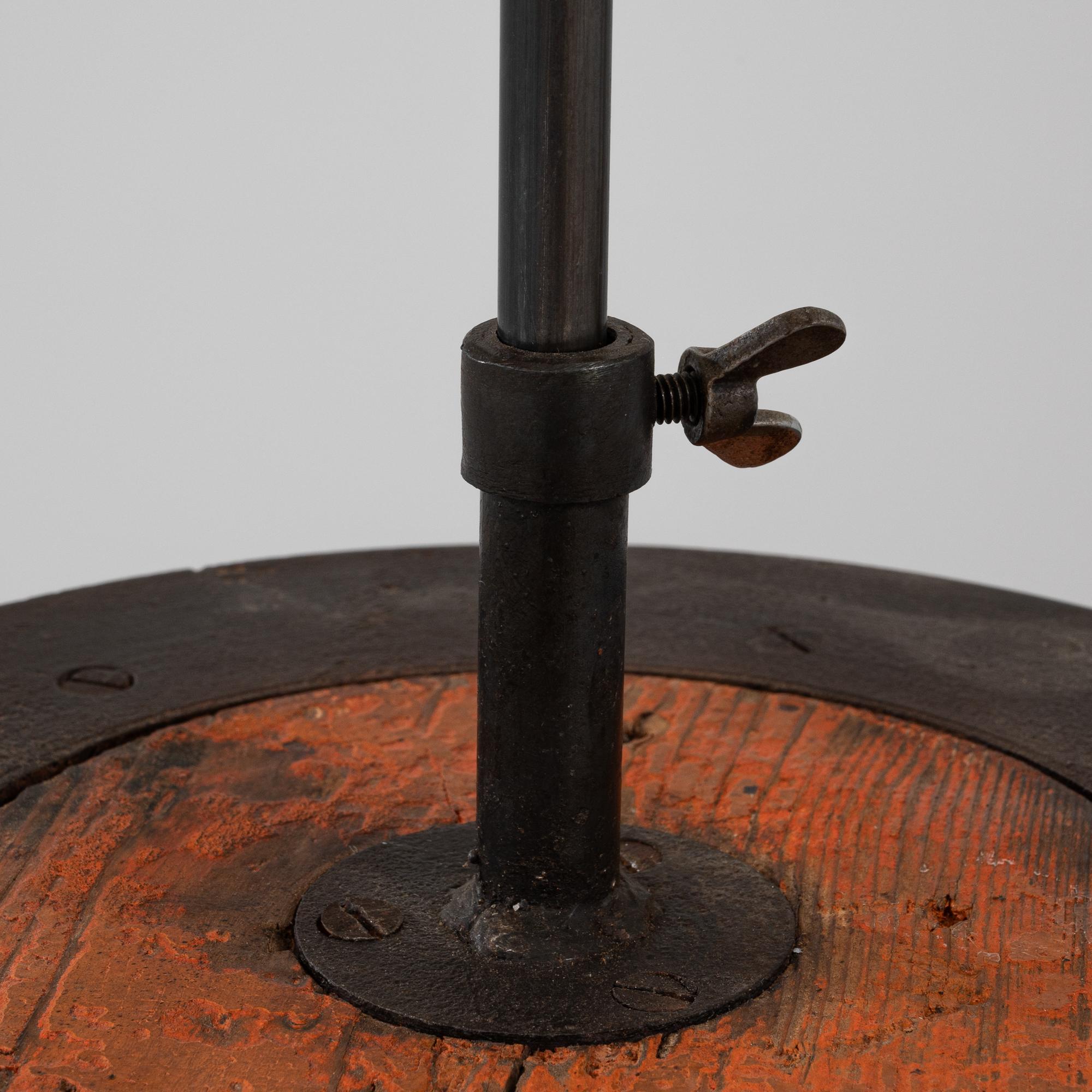 1900s French Roller Organ Lamp For Sale 6