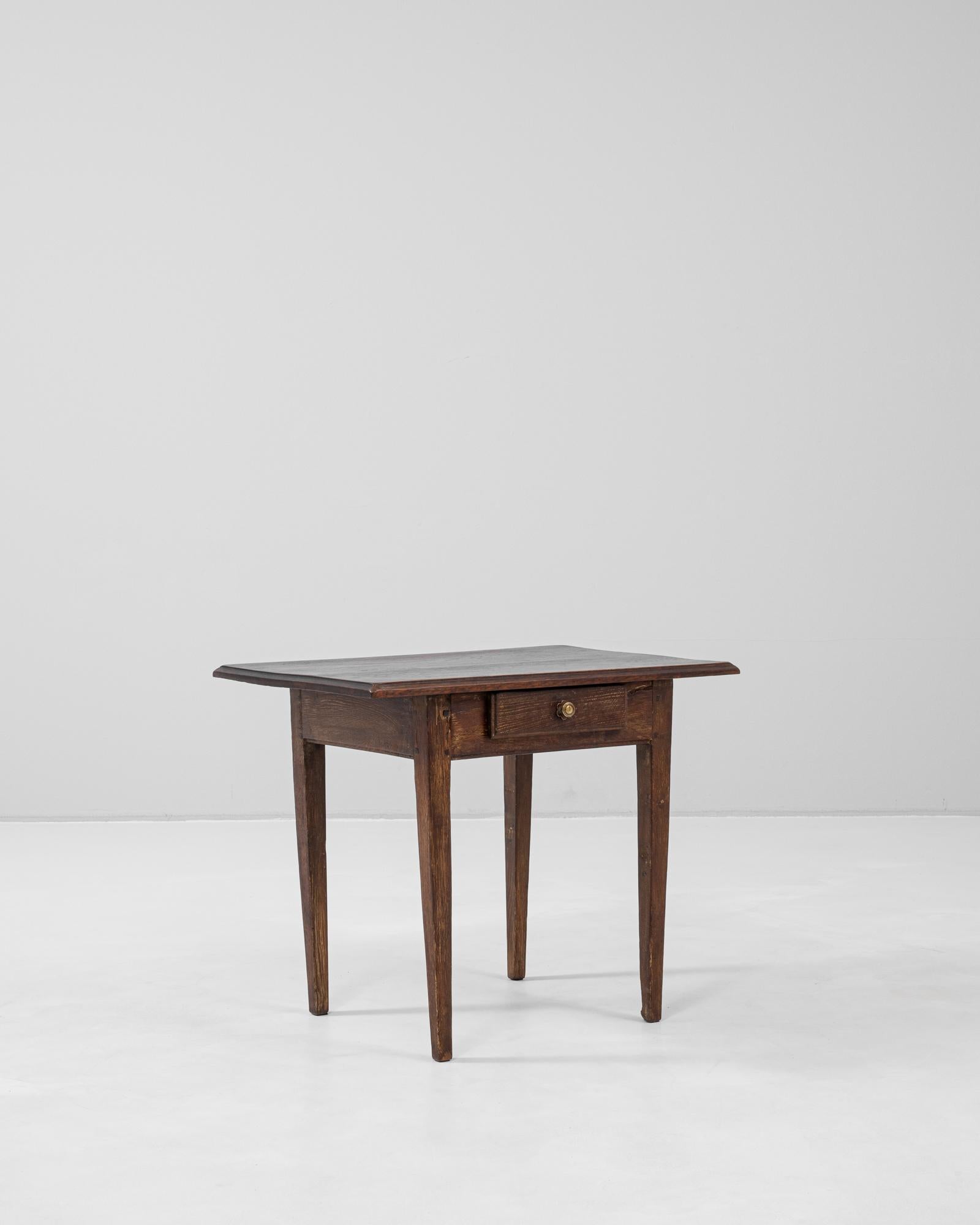 Wood 1900s French Side Table For Sale