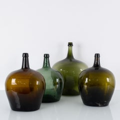 1900s French Wine Demijohns, Set of Four