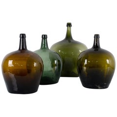 1900s French Wine Demijohns, Set of Four