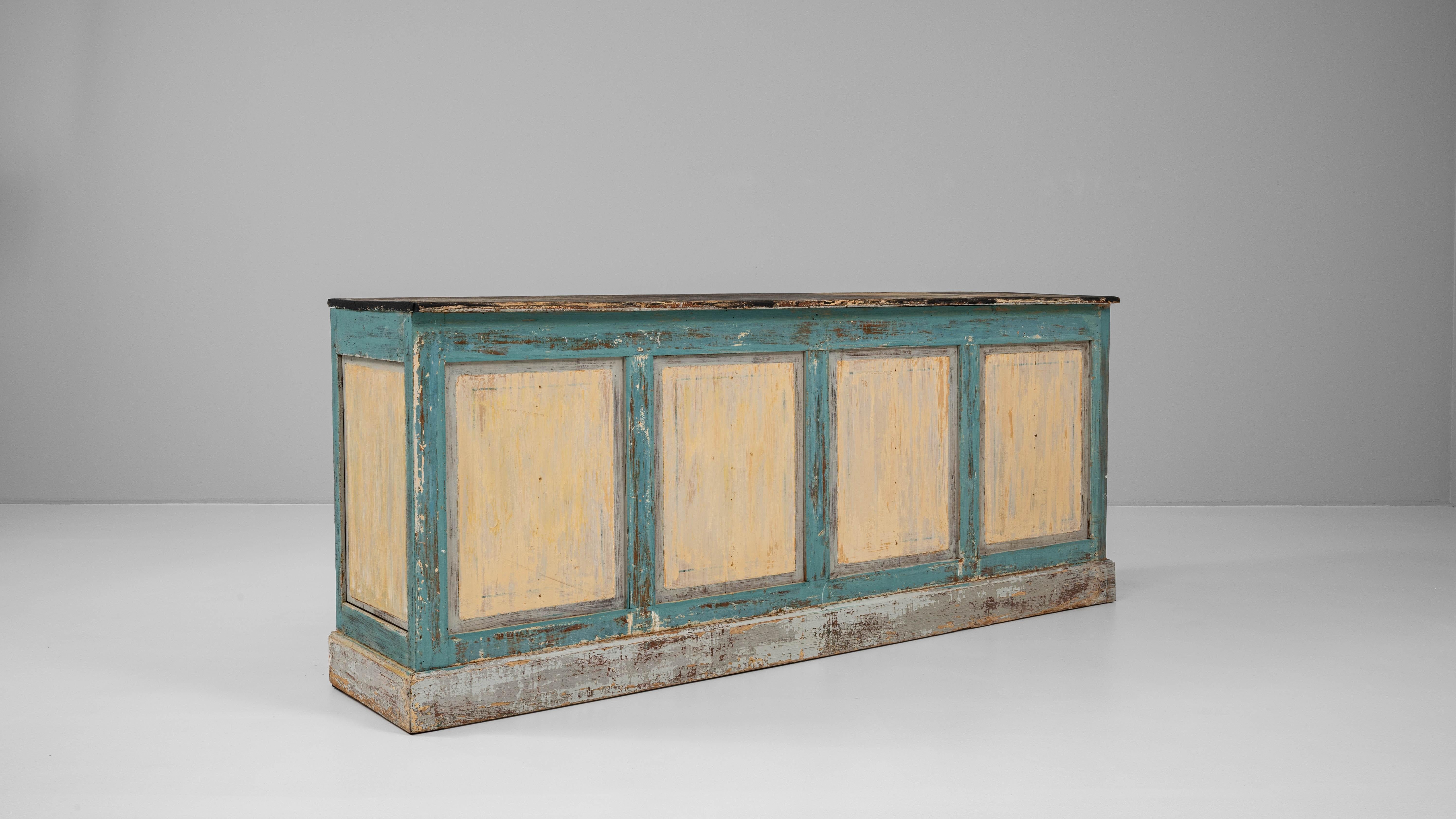 Bar francese del 1900 in Wood Patinato in vendita 4