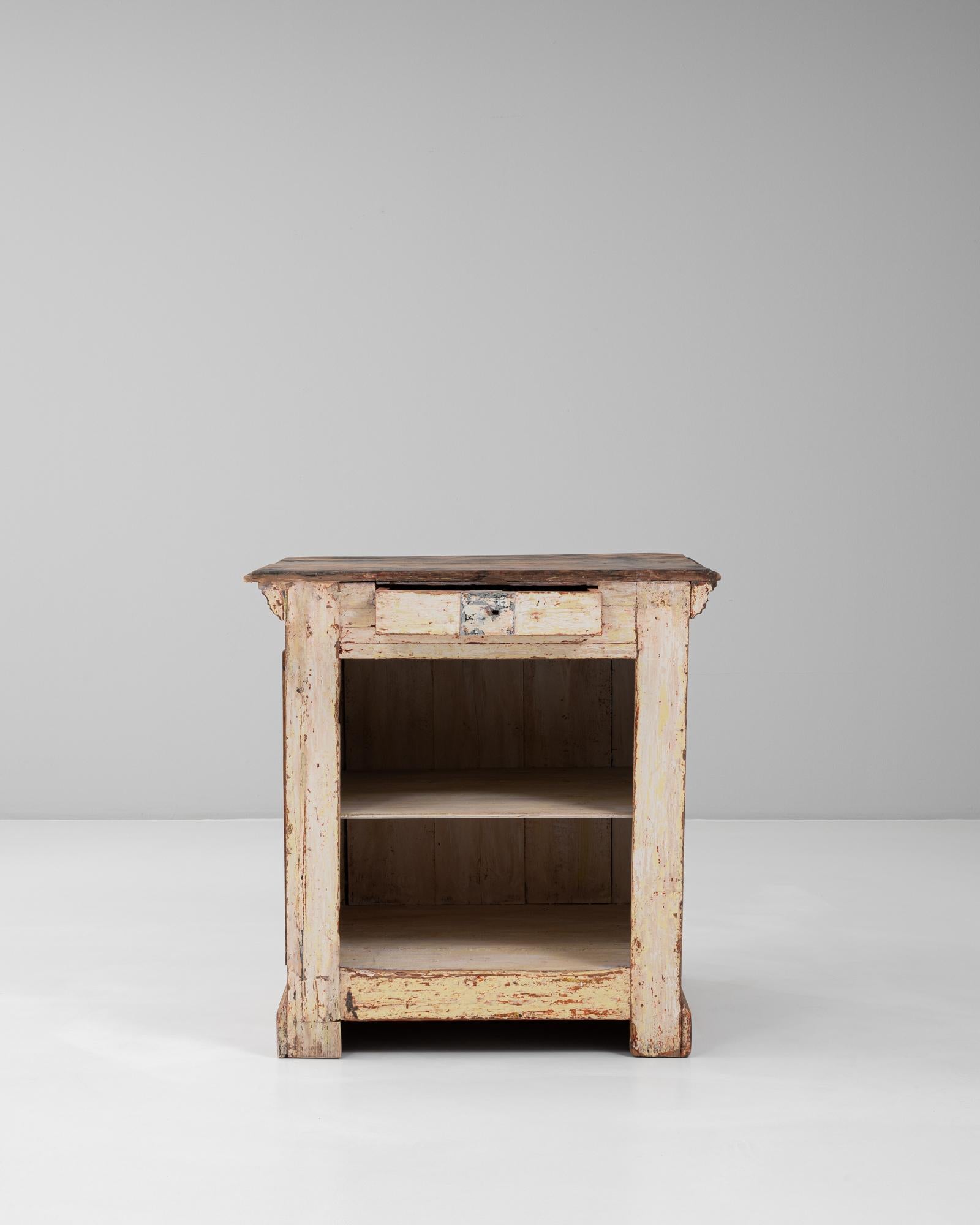 Bar francese del 1900 in Wood Patinato in vendita 6