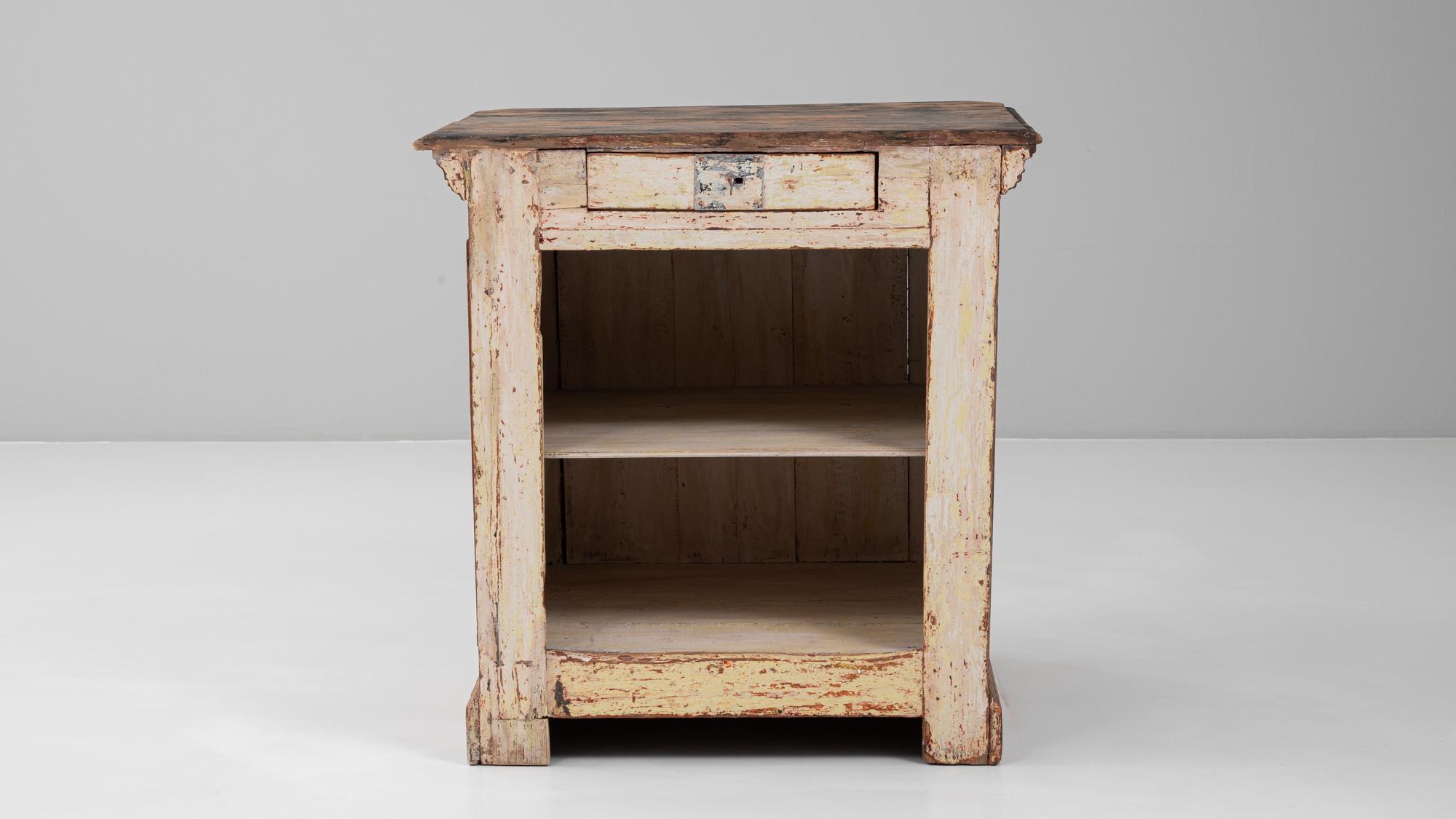 Bar francese del 1900 in Wood Patinato in vendita 7