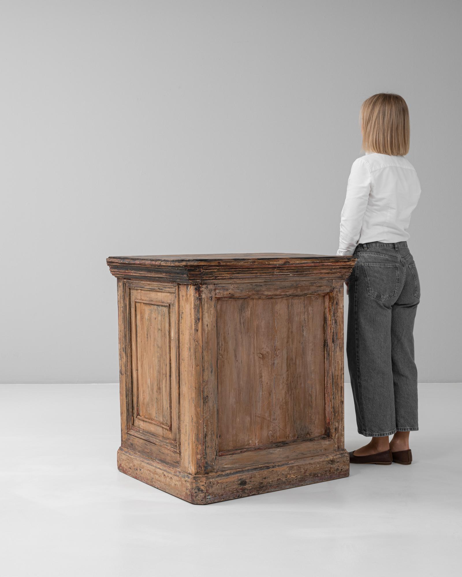 XX secolo Bar francese del 1900 in Wood Patinato in vendita