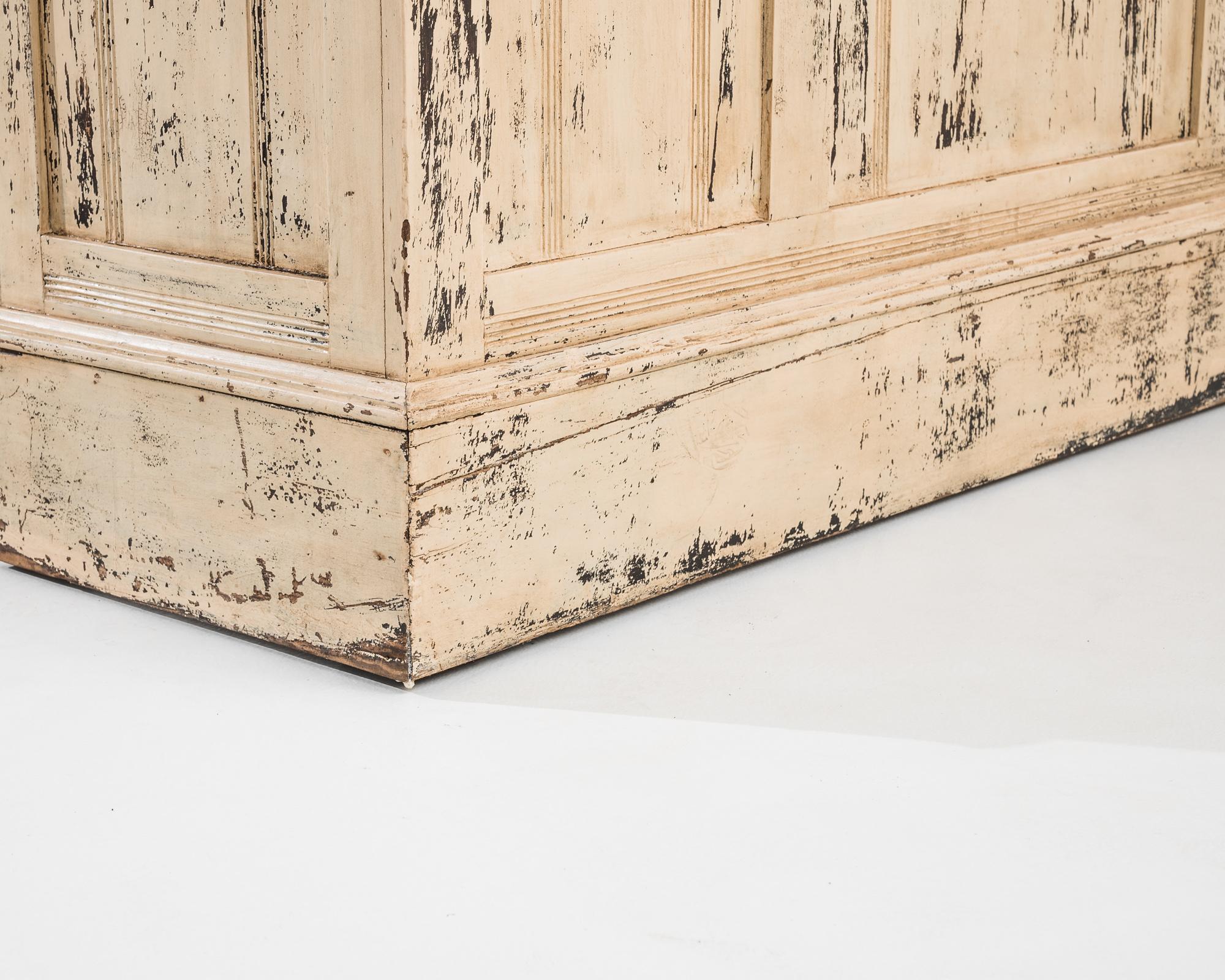 1900s French Wood Patinated Bar in vendita 1