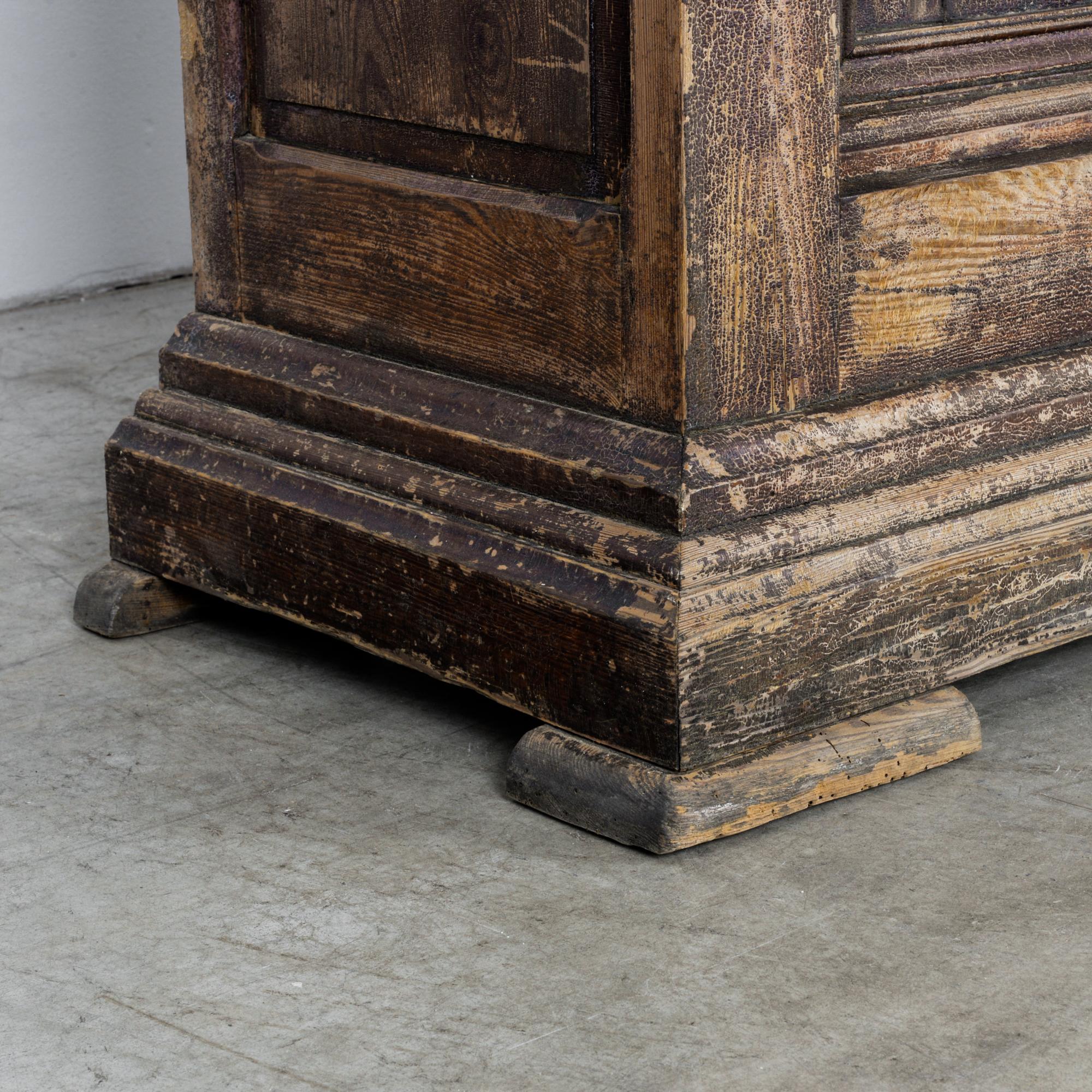 1900s French Wood Patinated Bar 4