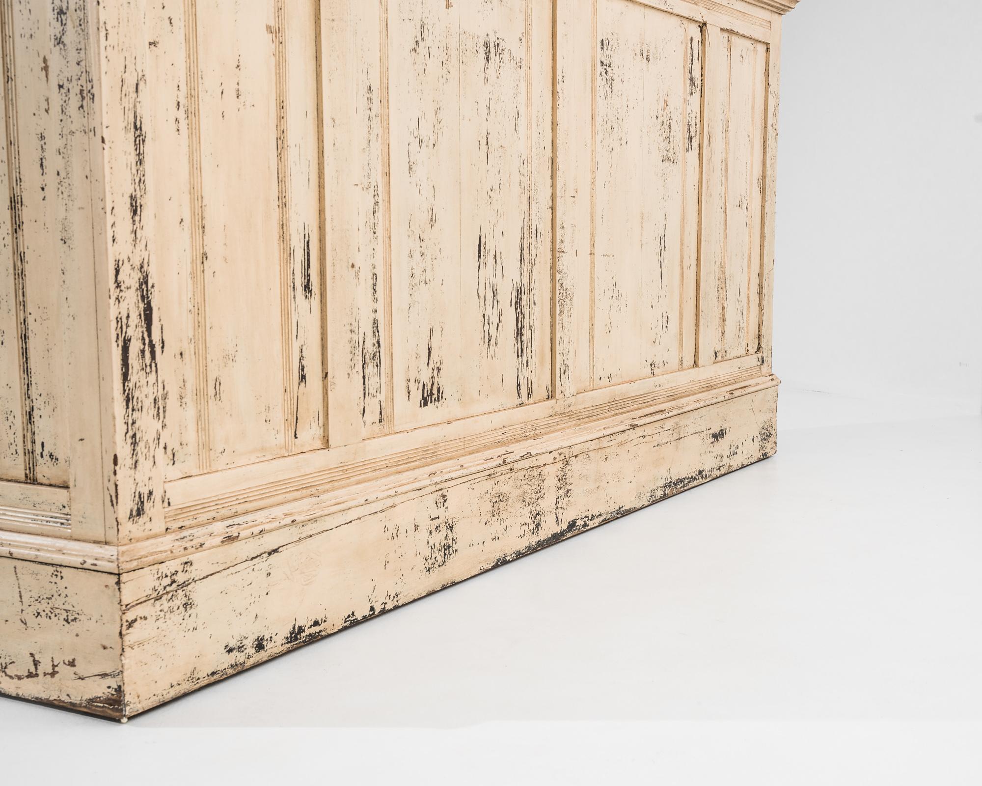 1900s French Wood Patinated Bar in vendita 2
