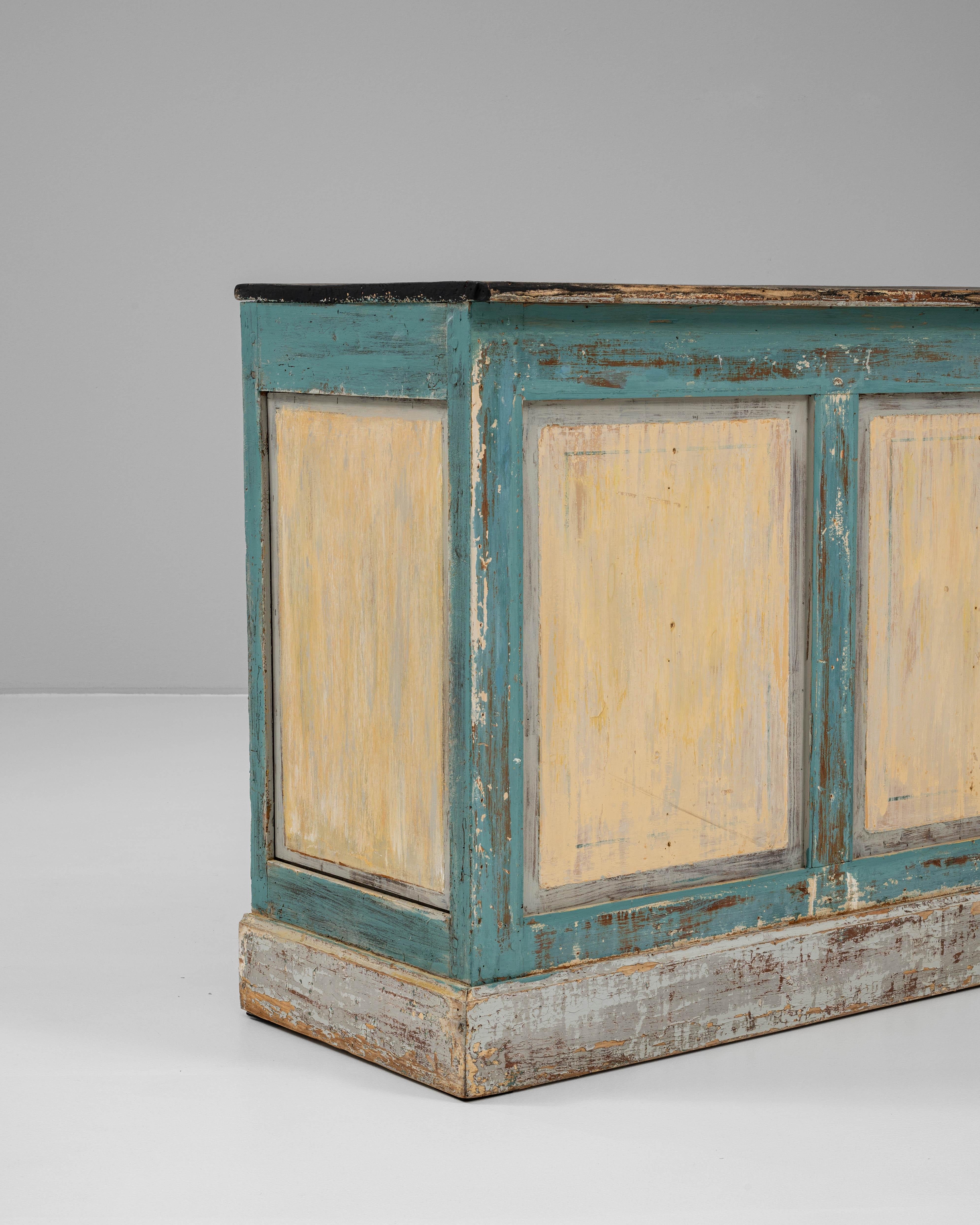 Bar francese del 1900 in Wood Patinato in vendita 3
