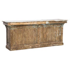 1900s French Wood Patinated Bar
