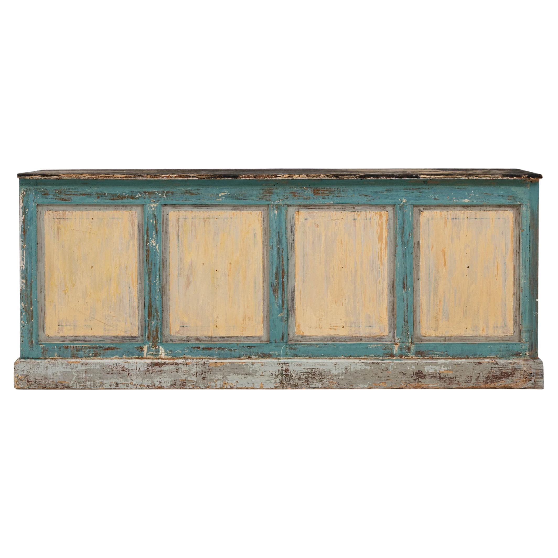 1900s French Wood Patinated Bar