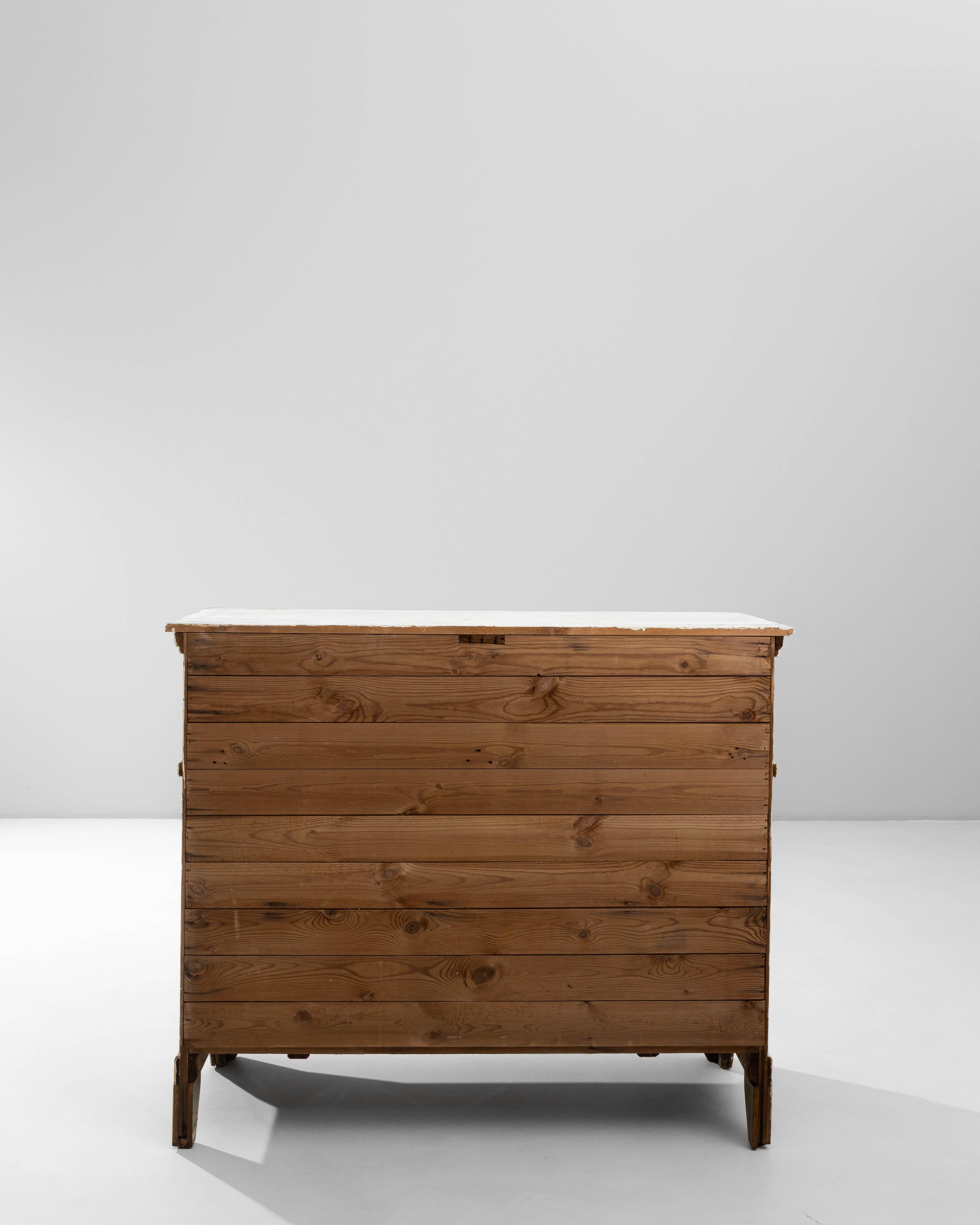 1900s French Wood Patinated Buffet en vente 6