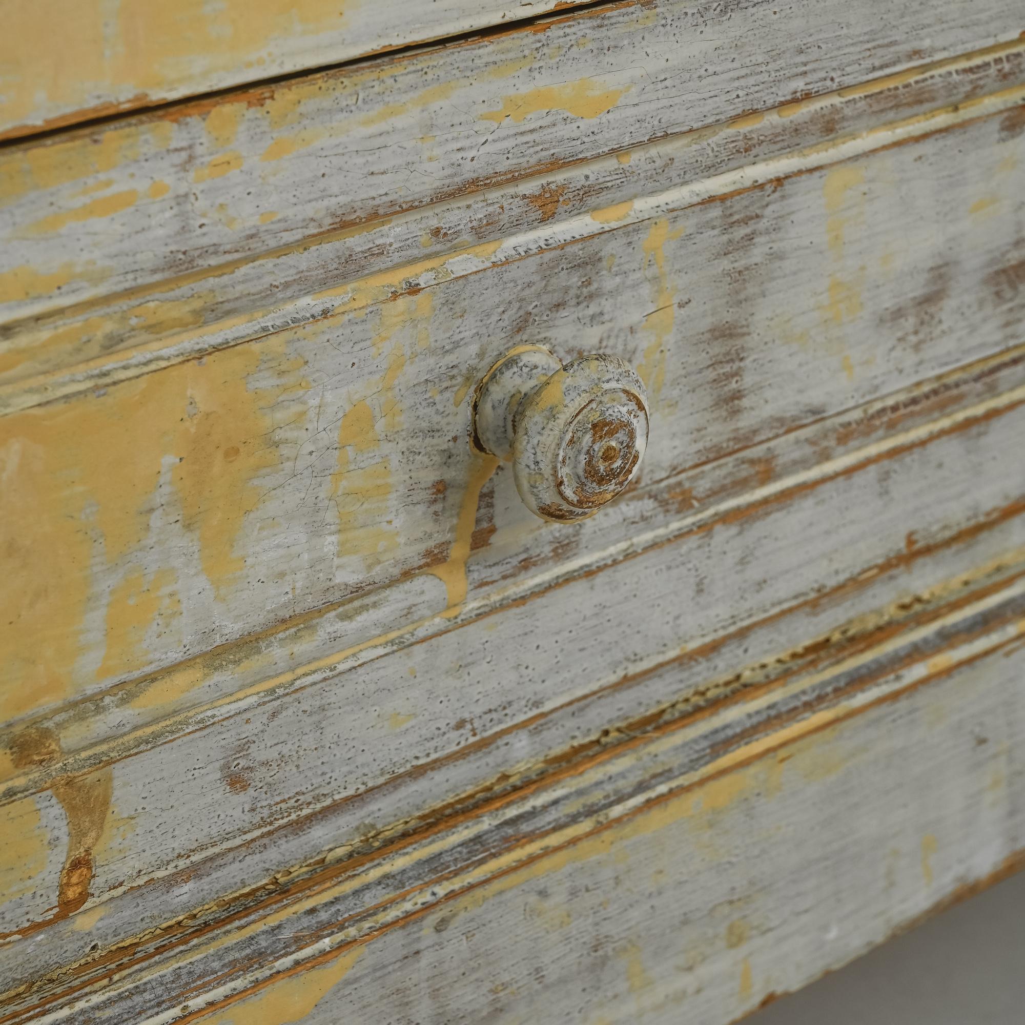 1900s, French, Wood Patinated Chest of Drawers In Good Condition In High Point, NC