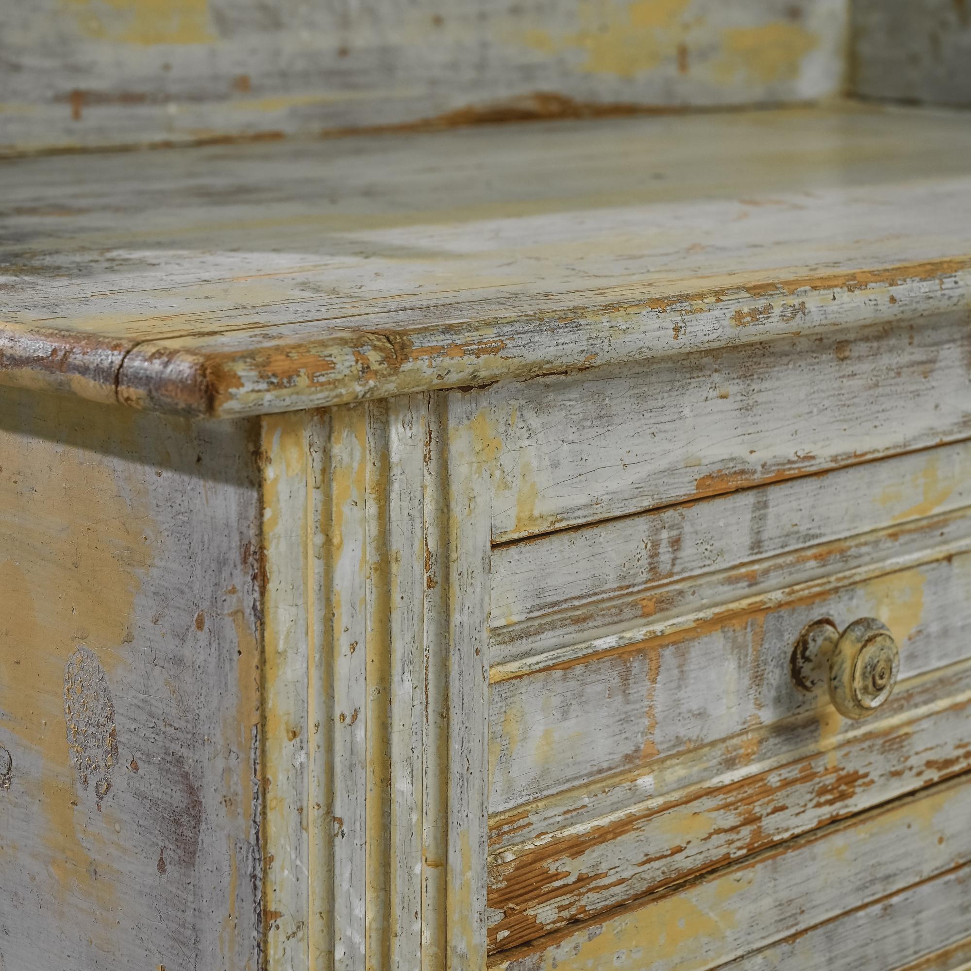 1900s, French, Wood Patinated Chest of Drawers 2