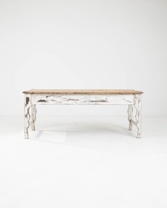 1900s French Wood Patinated Dining Table