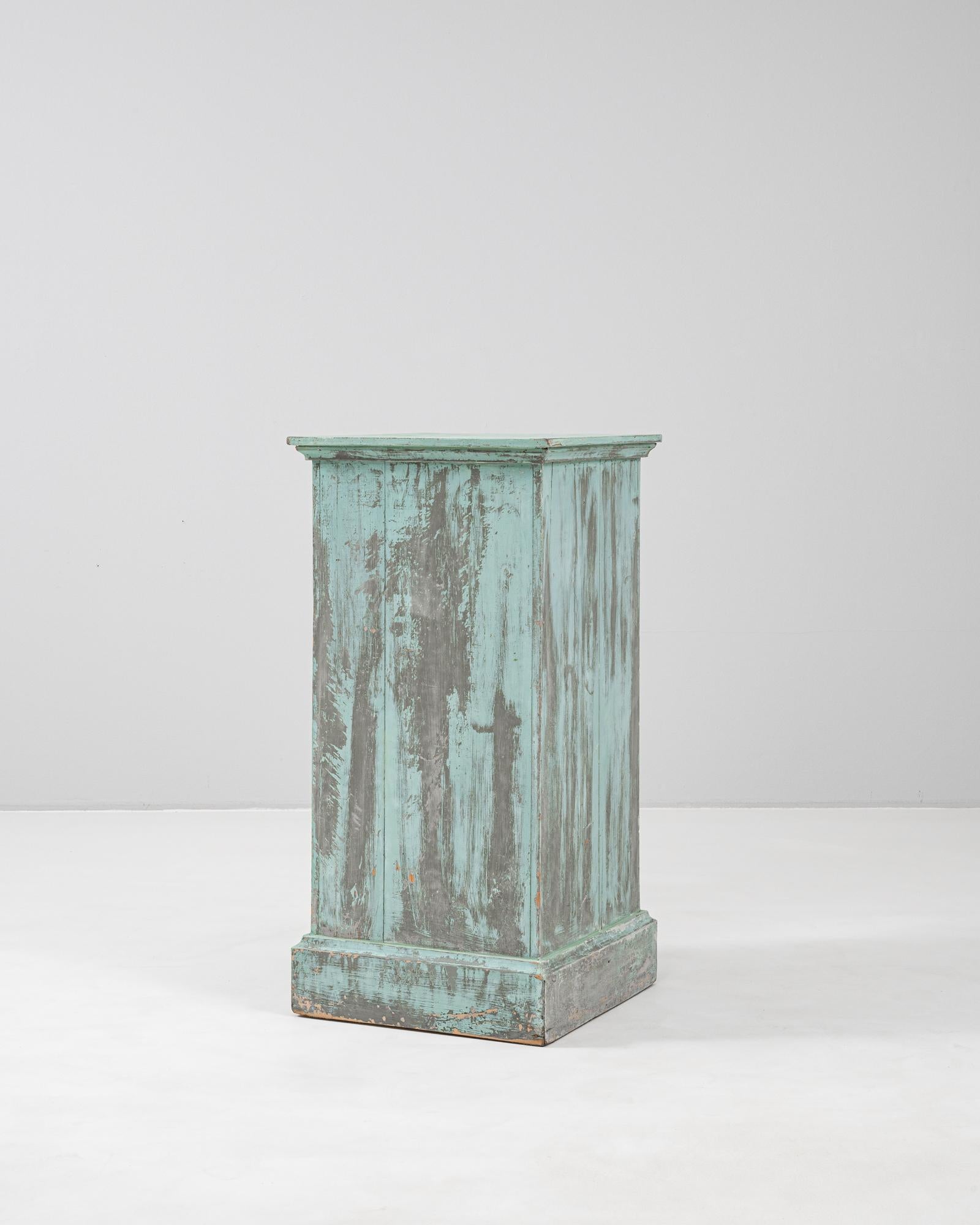 20th Century 1900s French Wood Patinated Pedestal For Sale