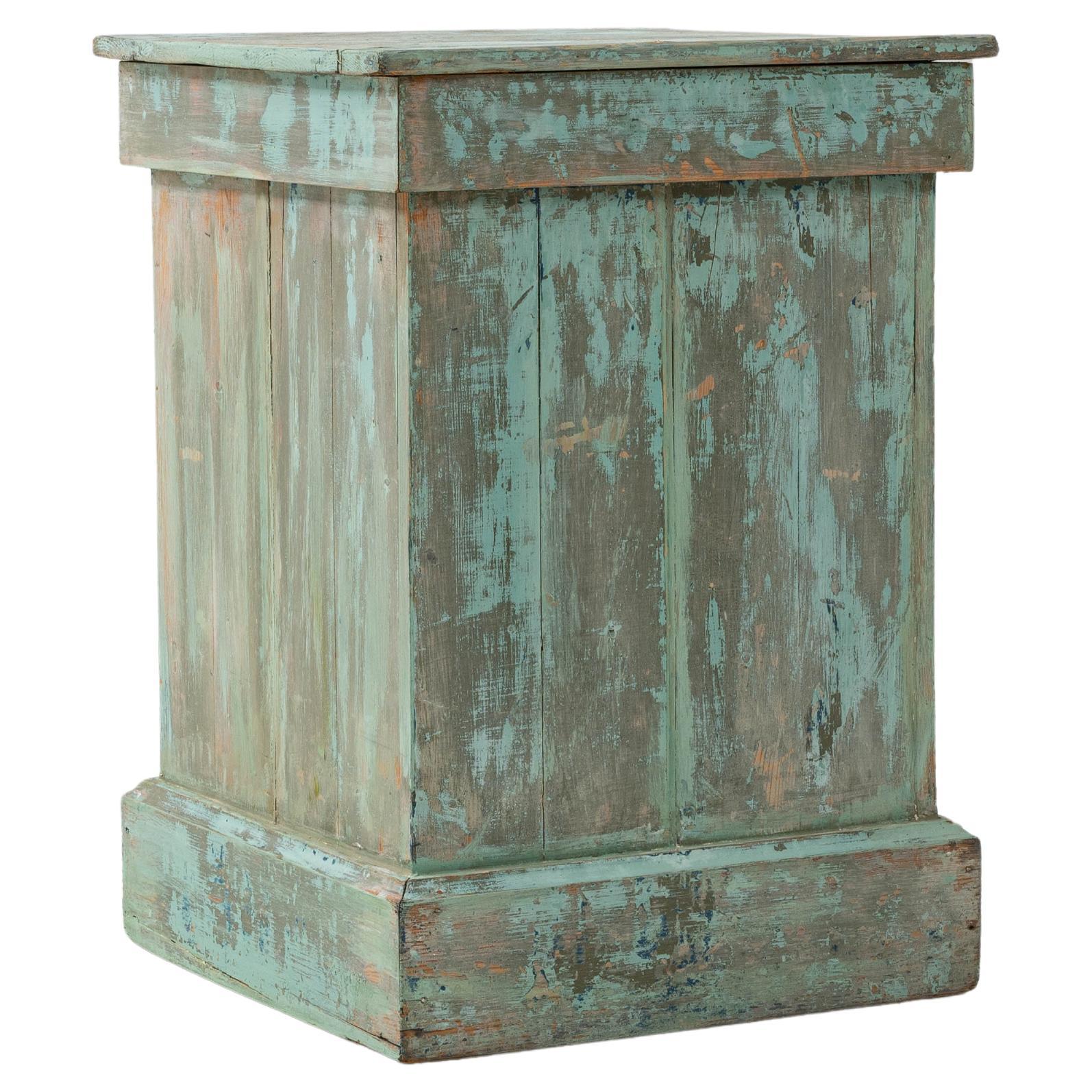 1900s French Wood Patinated Pedestal