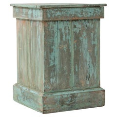 1900s French Wood Patinated Pedestal