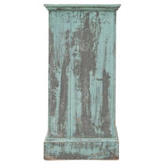 1900s French Wood Patinated Pedestal