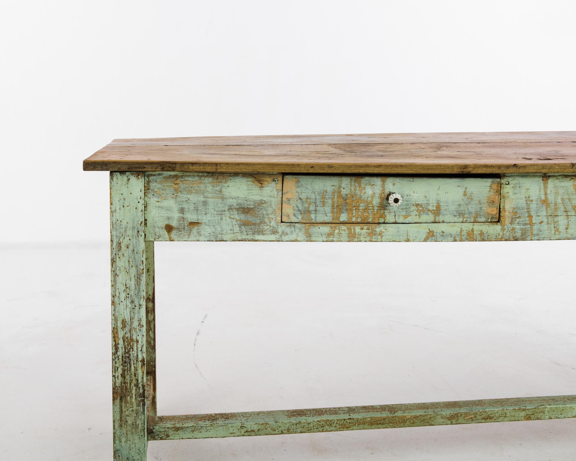 20th Century 1900s French Wood Patinated Table For Sale