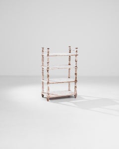 1900s French Wood White Patinated Shelves