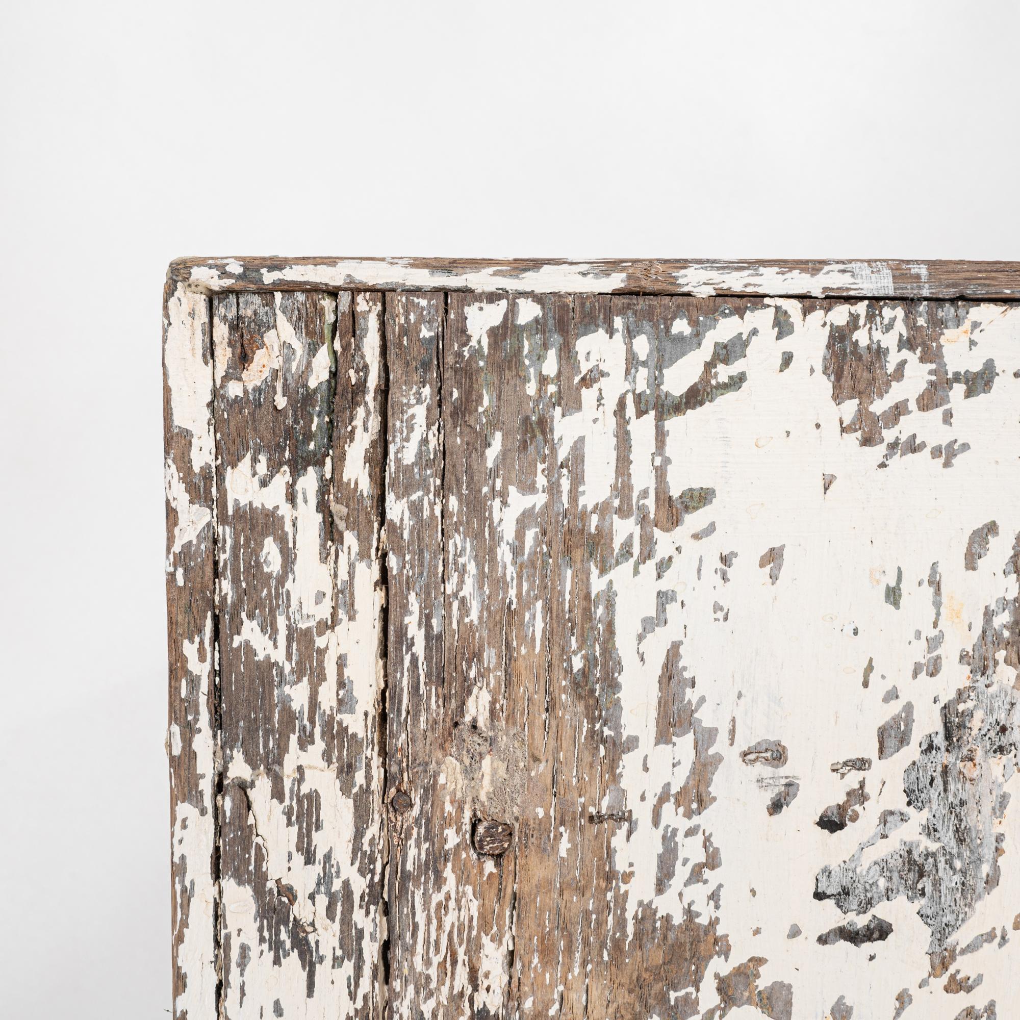 1900s French Wood White Patinated Table in vendita 4