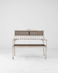 1900s French Wooden Bench