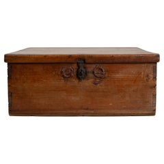 Boîte en bois française des années 1900