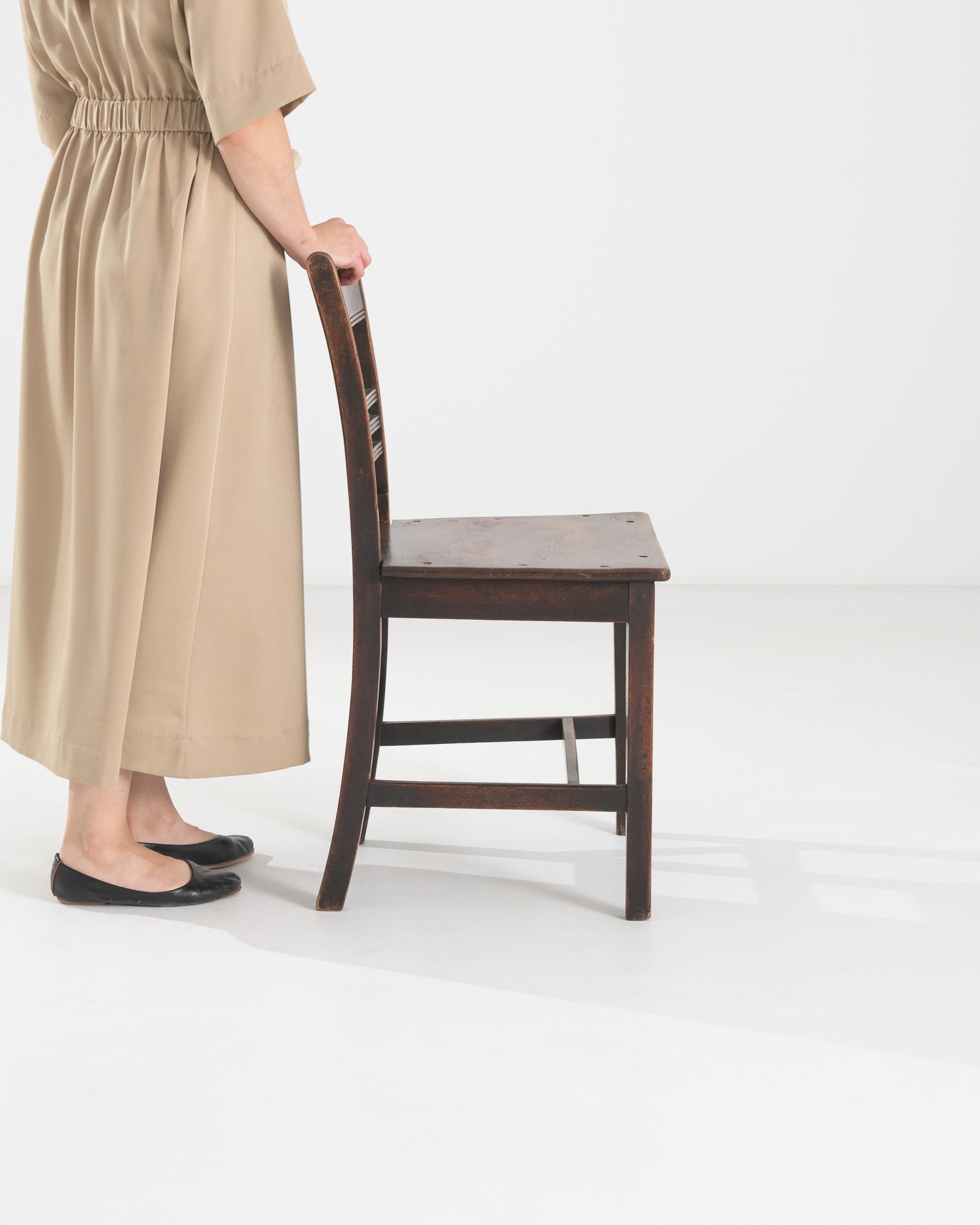 1900s French Wooden Chair at 1stDibs