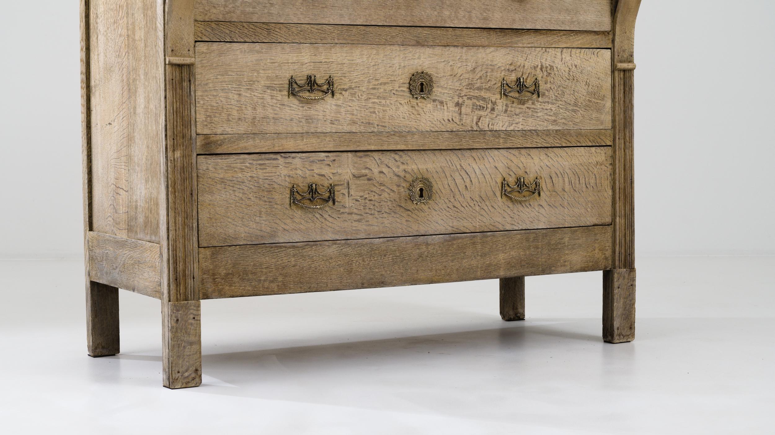 1900s French Wooden Chest of Drawers  3