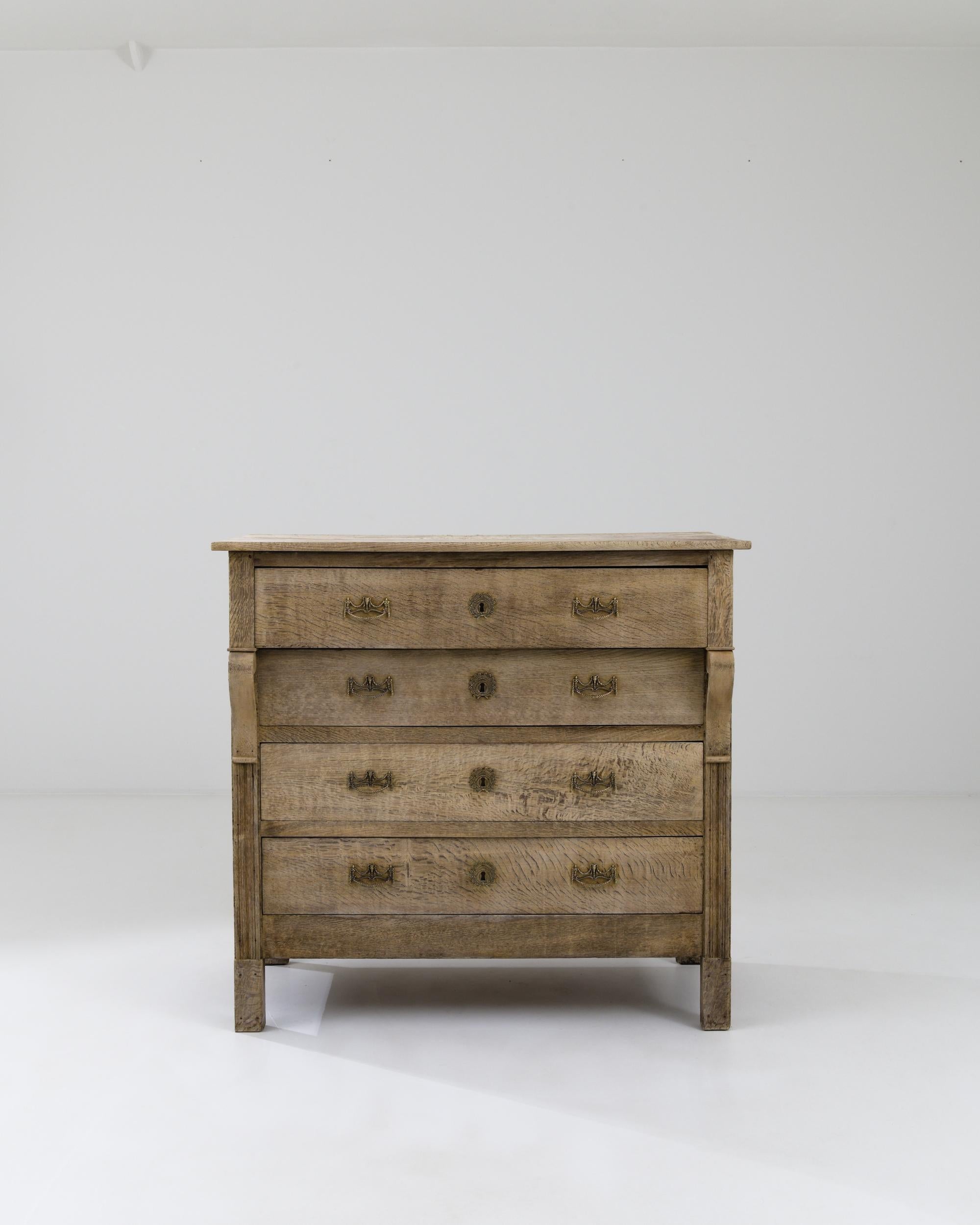 French Provincial 1900s French Wooden Chest of Drawers 