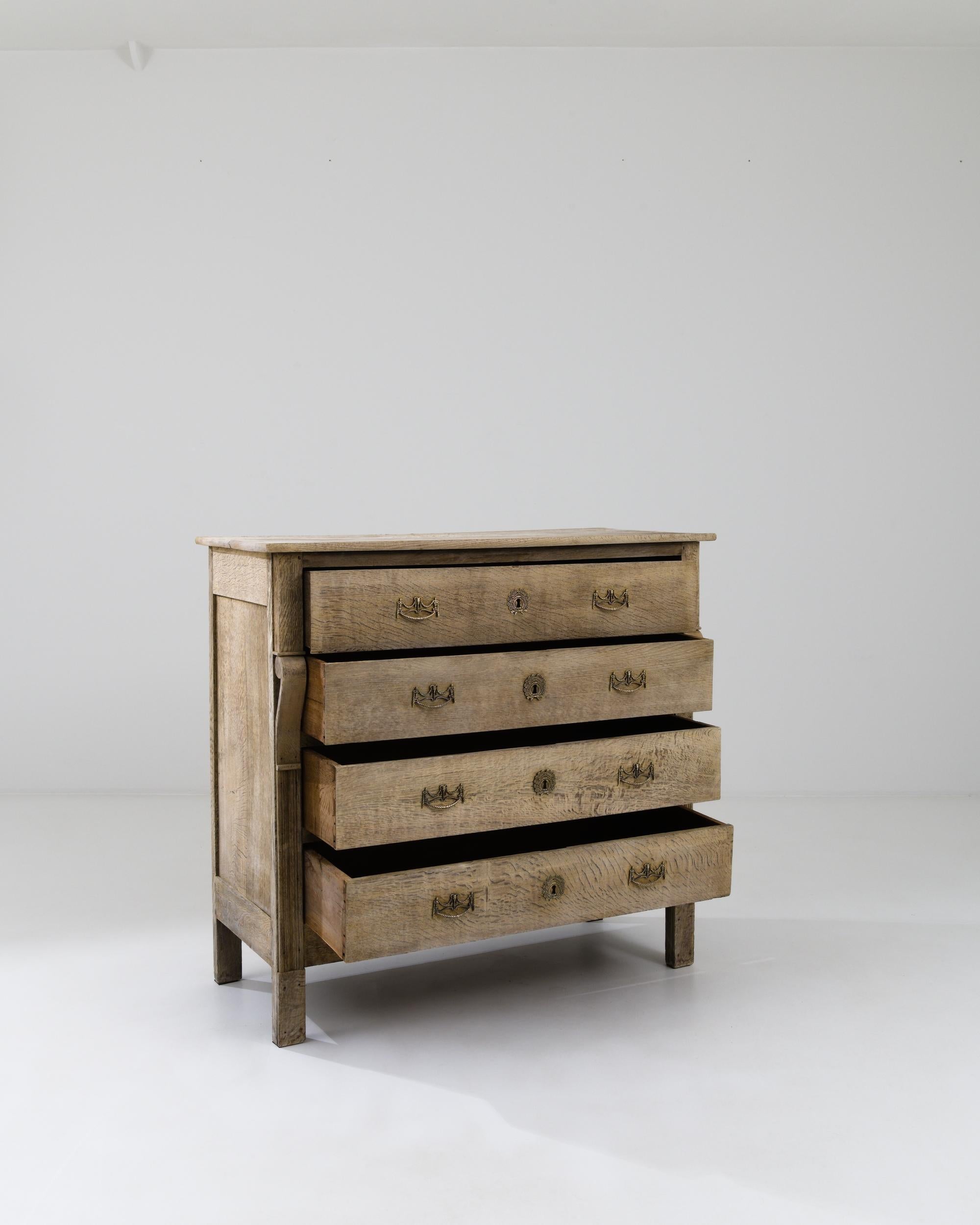 Early 20th Century 1900s French Wooden Chest of Drawers 
