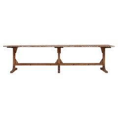1900s French Wooden Console Table