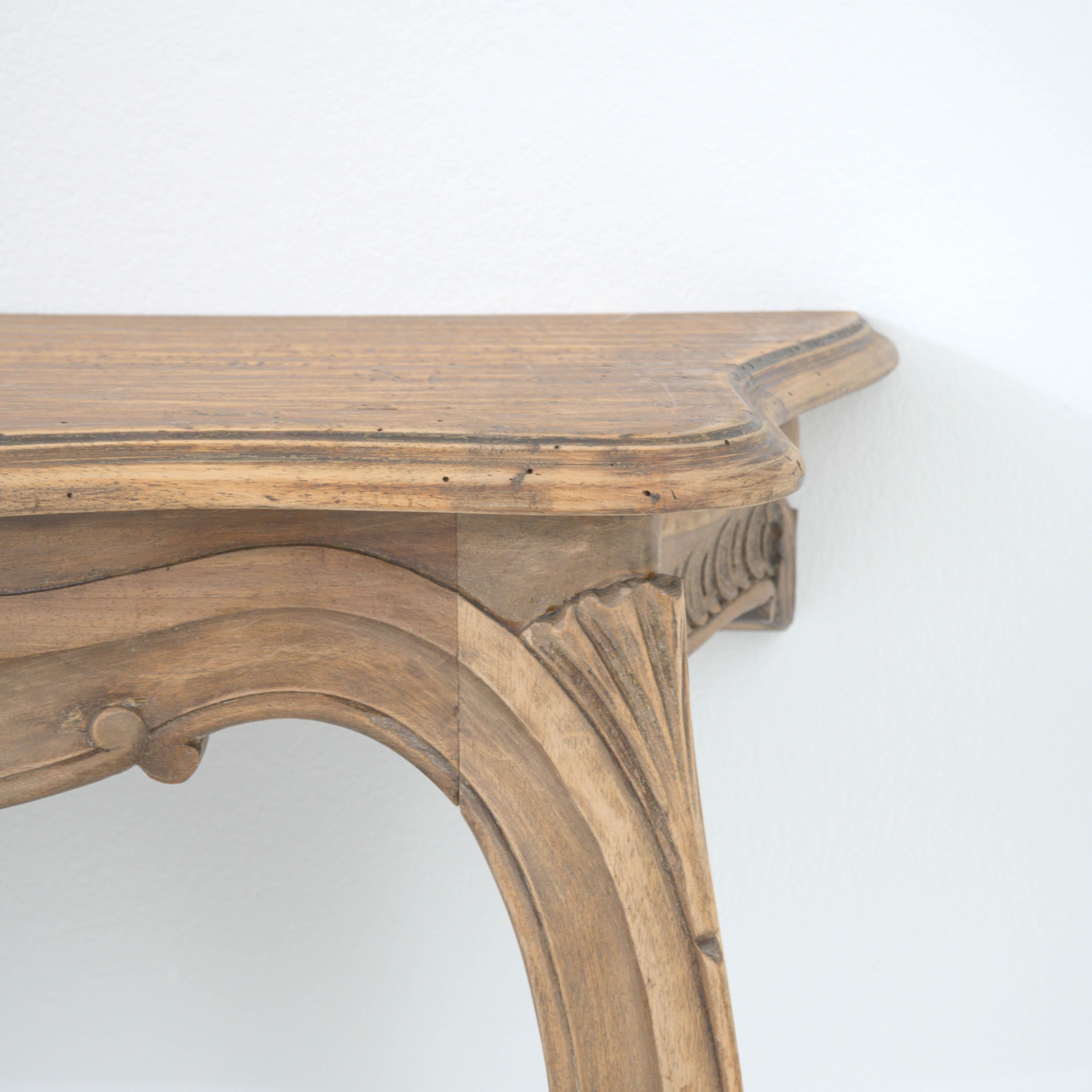 1900s French Wooden Console Tables, a Pair For Sale 3