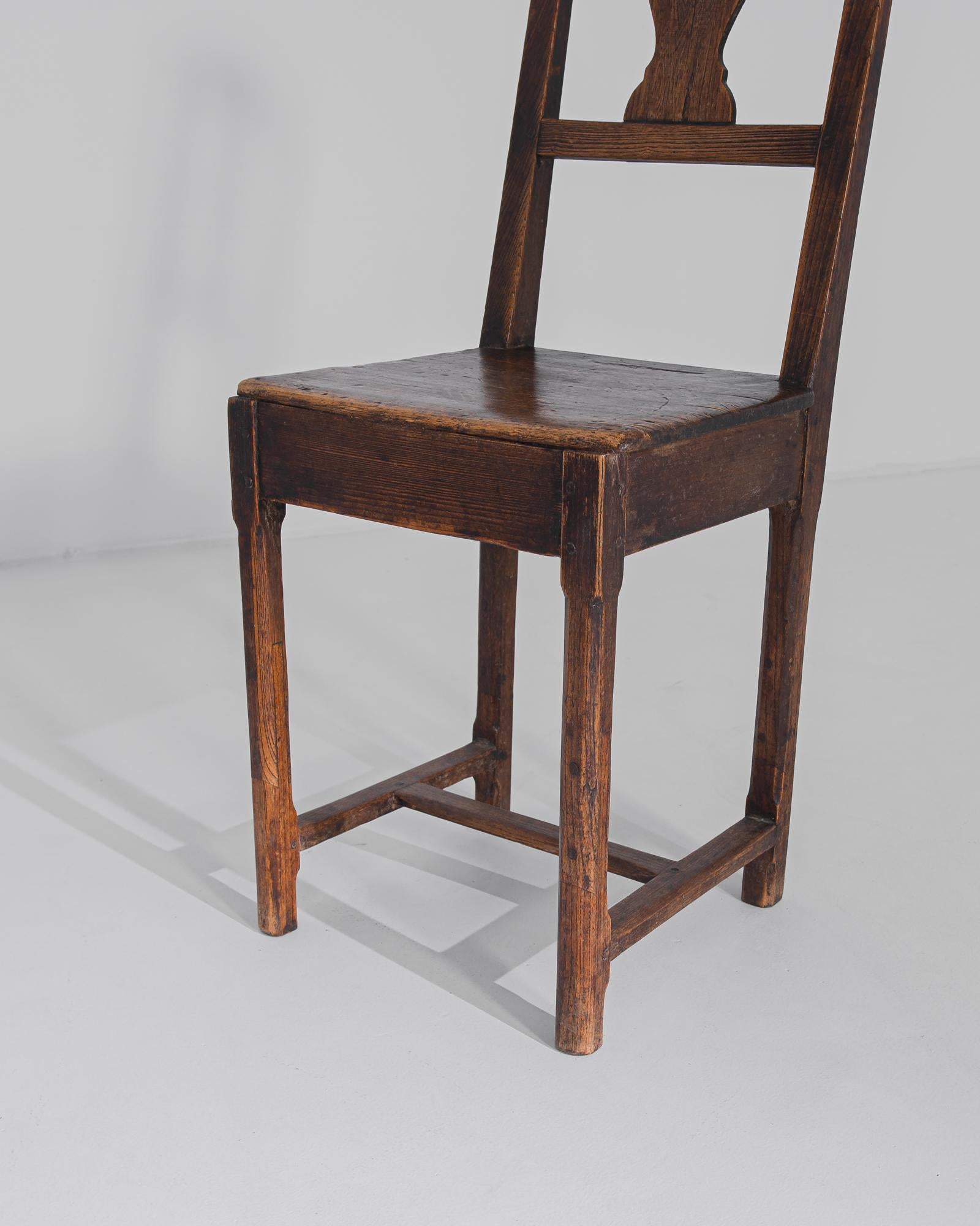 20th Century 1900s French Wooden Dining Chairs, Set of 5