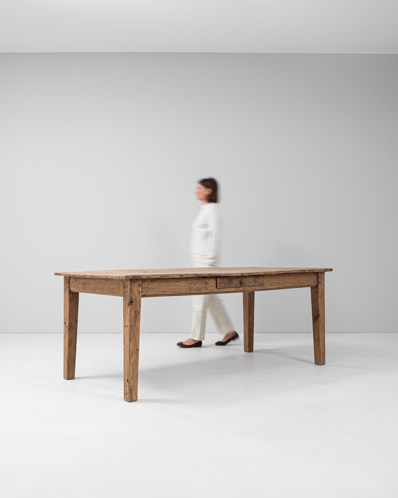 Table de salle à manger en bois français 1900 en vente 1