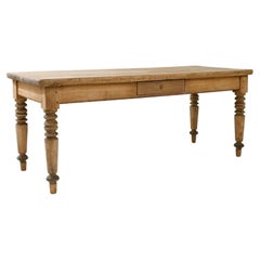Antique 1900s French Wooden Dining Table