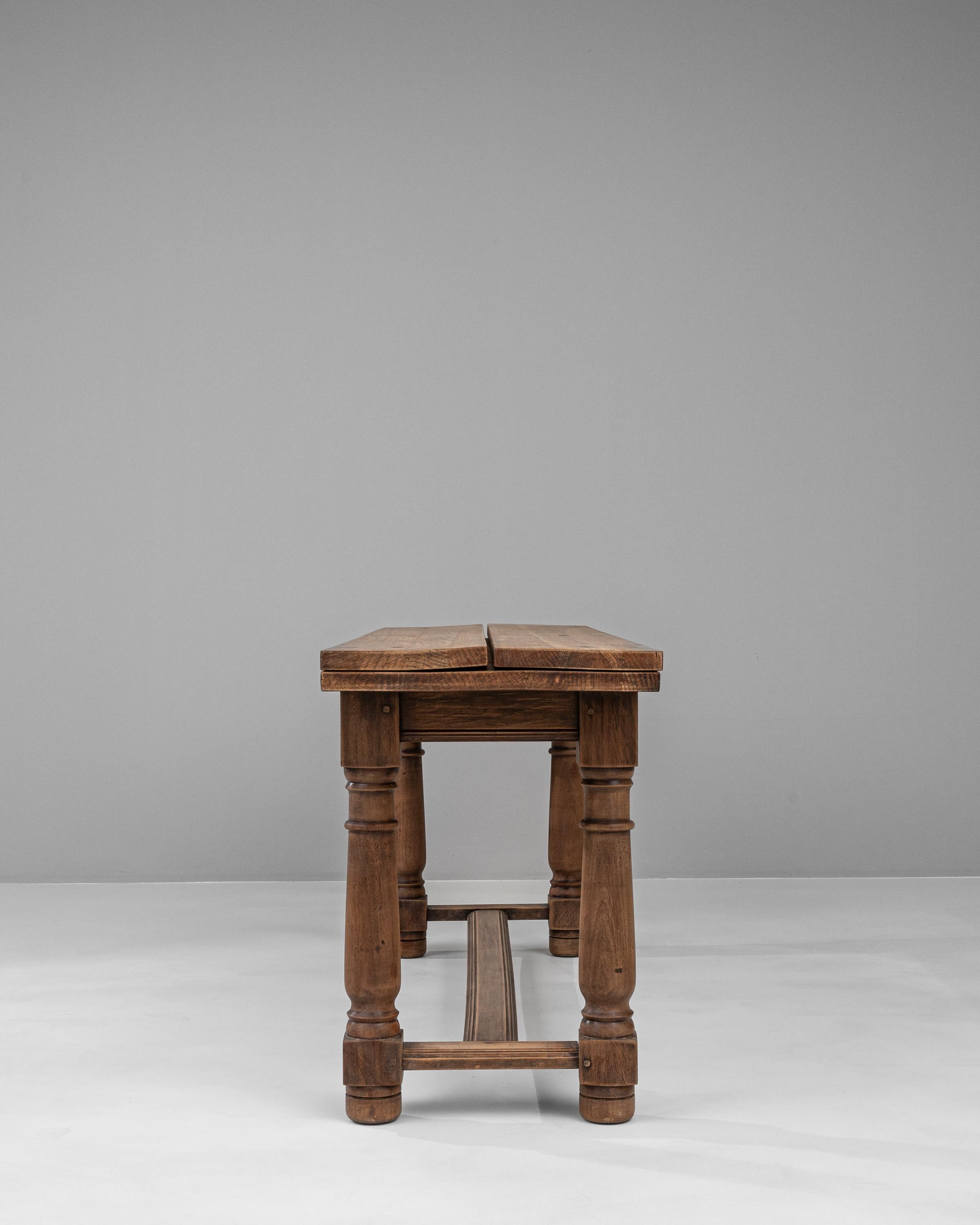 Table pliante française en bois des années 1900 en vente 7