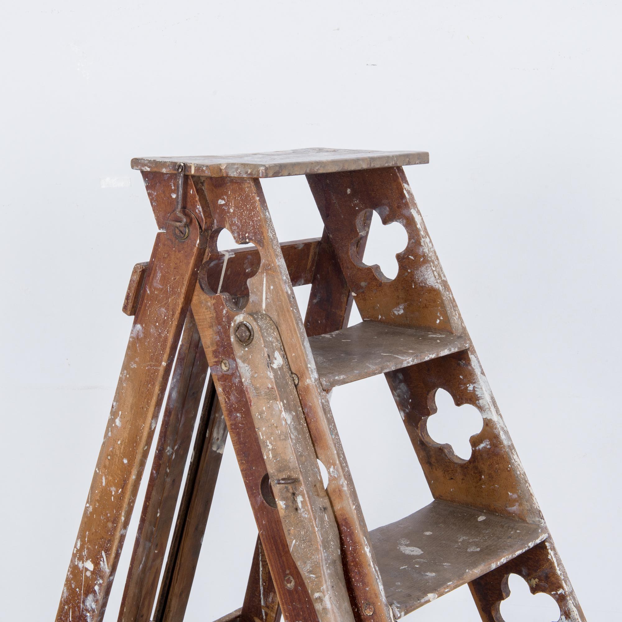 1900s French Wooden Ladder 2