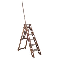 1900s French Wooden Ladder