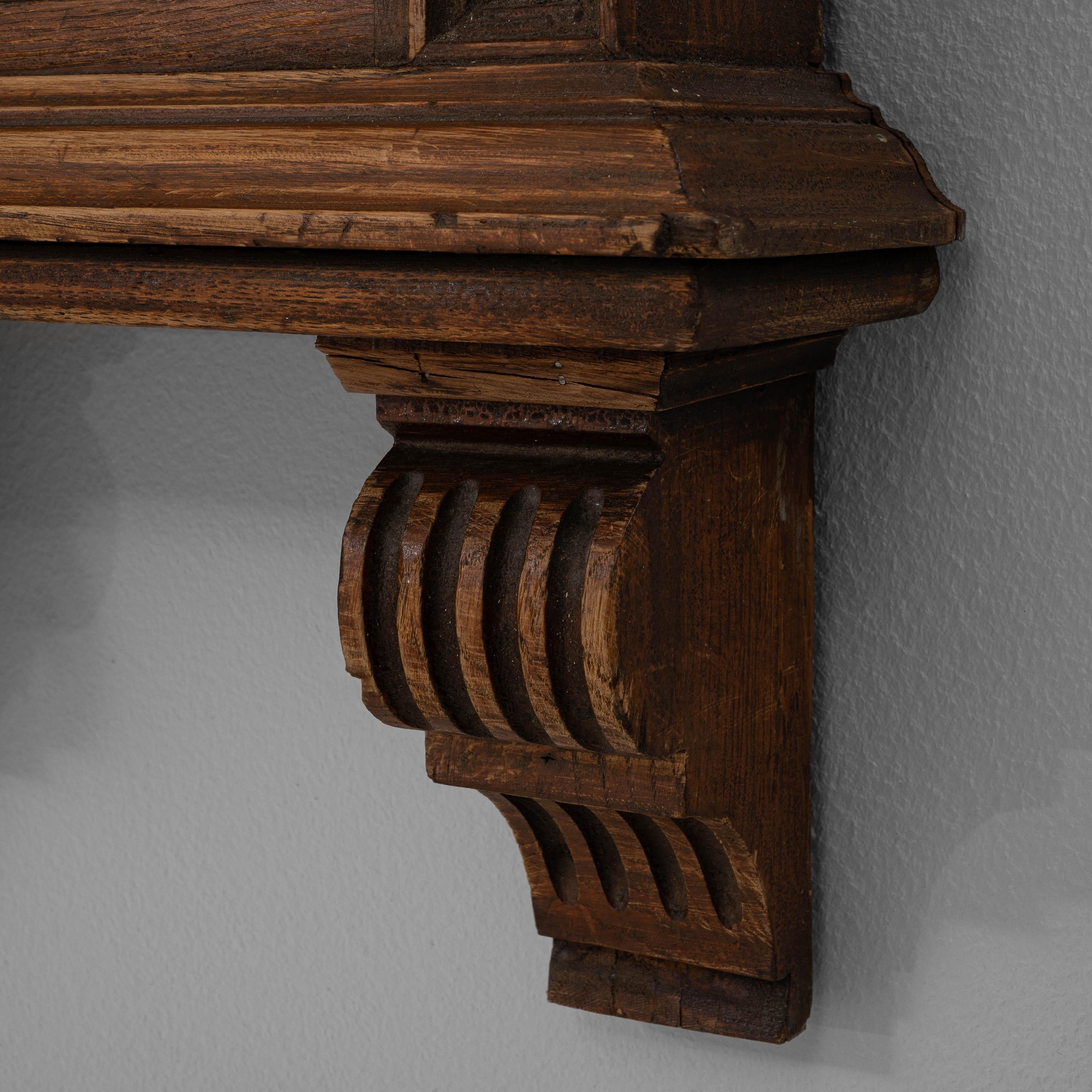 Cassetta delle lettere in legno francese del 1900 per appartamento in vendita 6