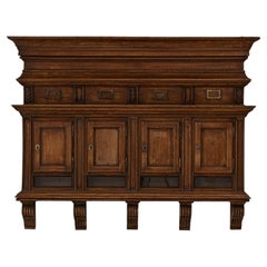 1900s French Wooden Letterbox For Apartment