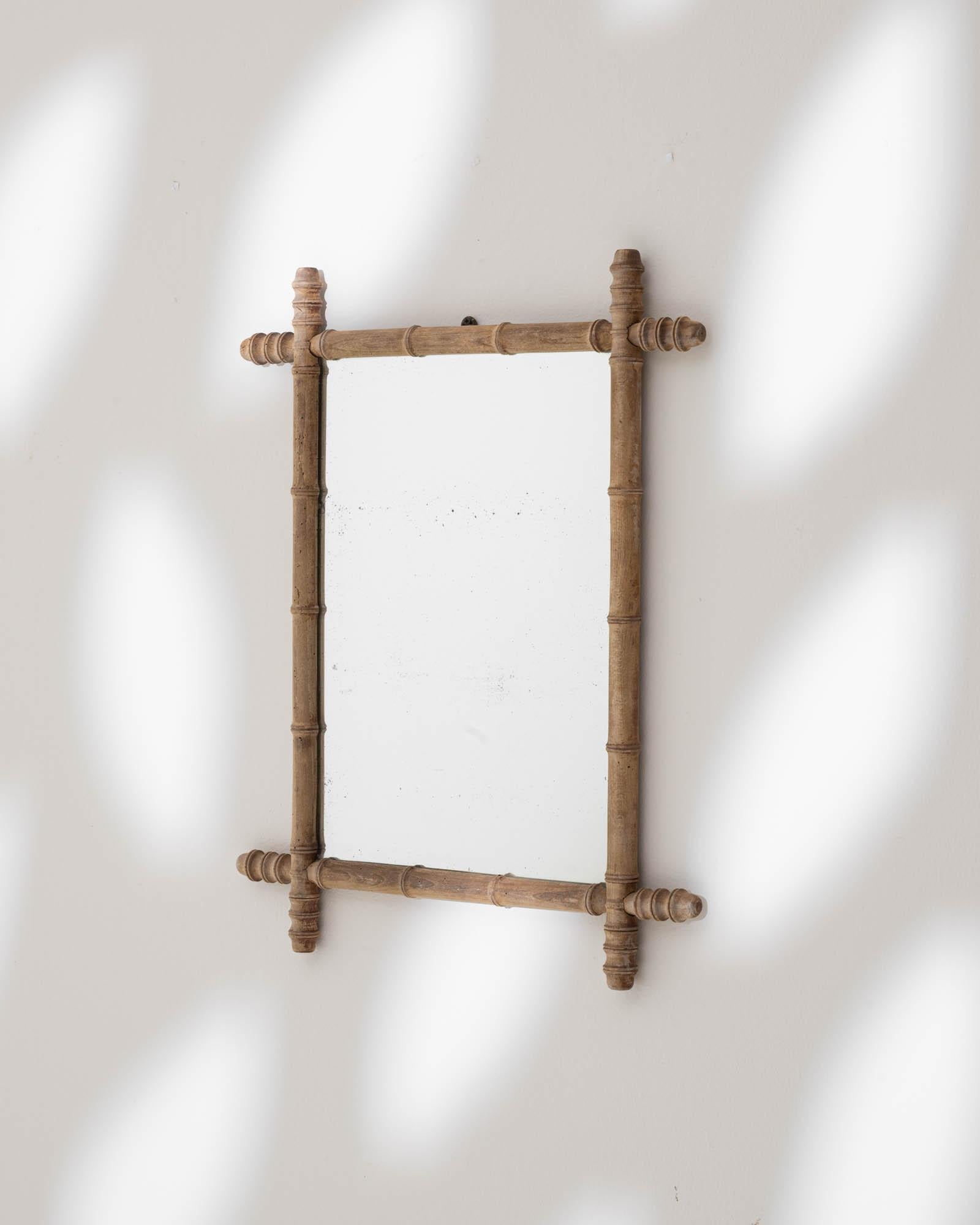 1900s French Wooden Mirror 2