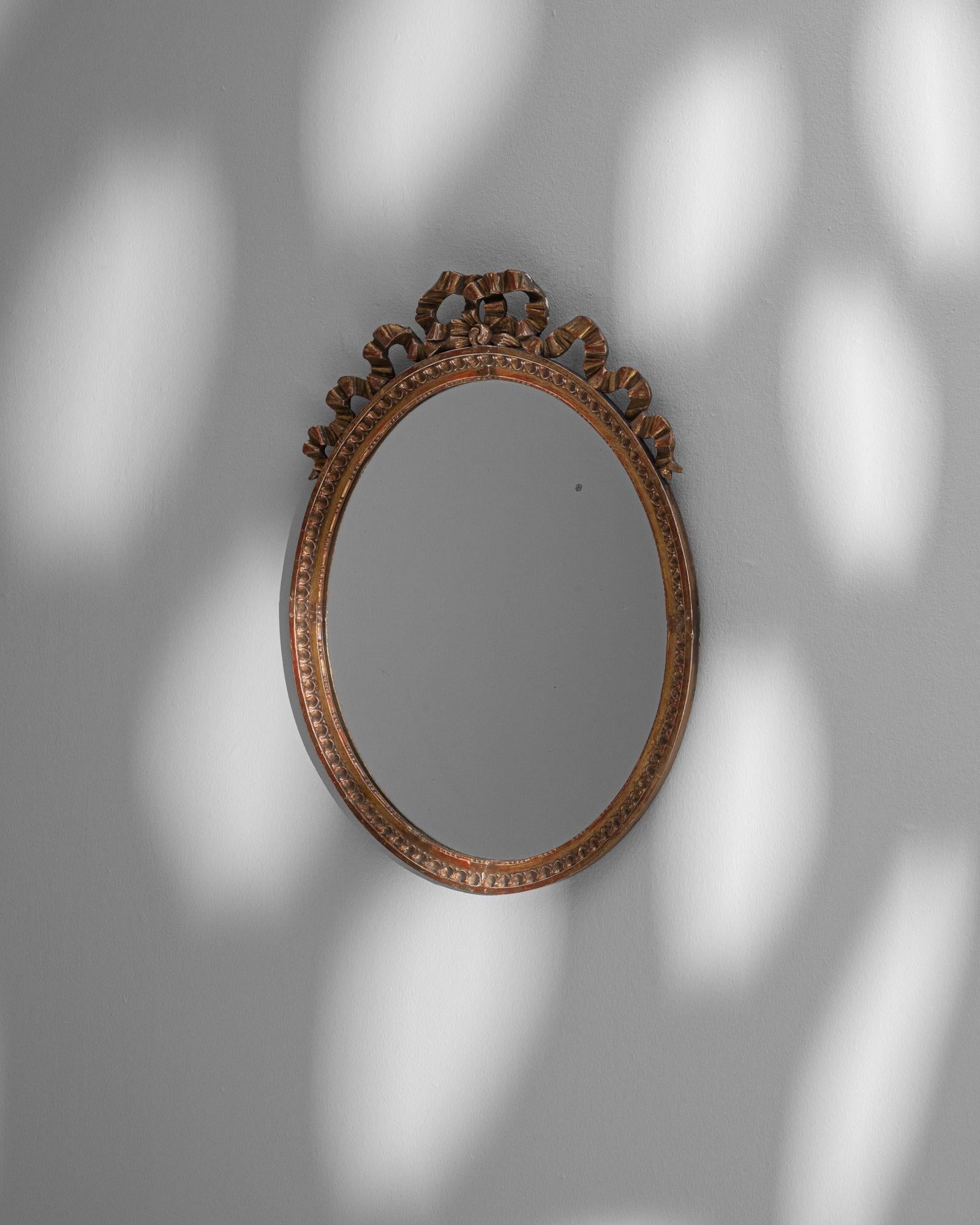1900s French Wooden Mirror 2