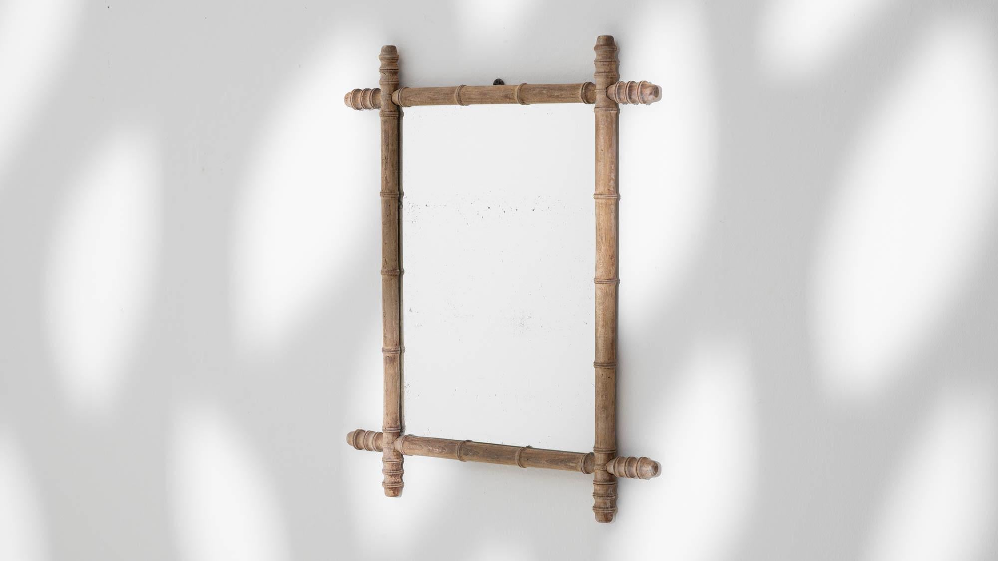 1900s French Wooden Mirror 3