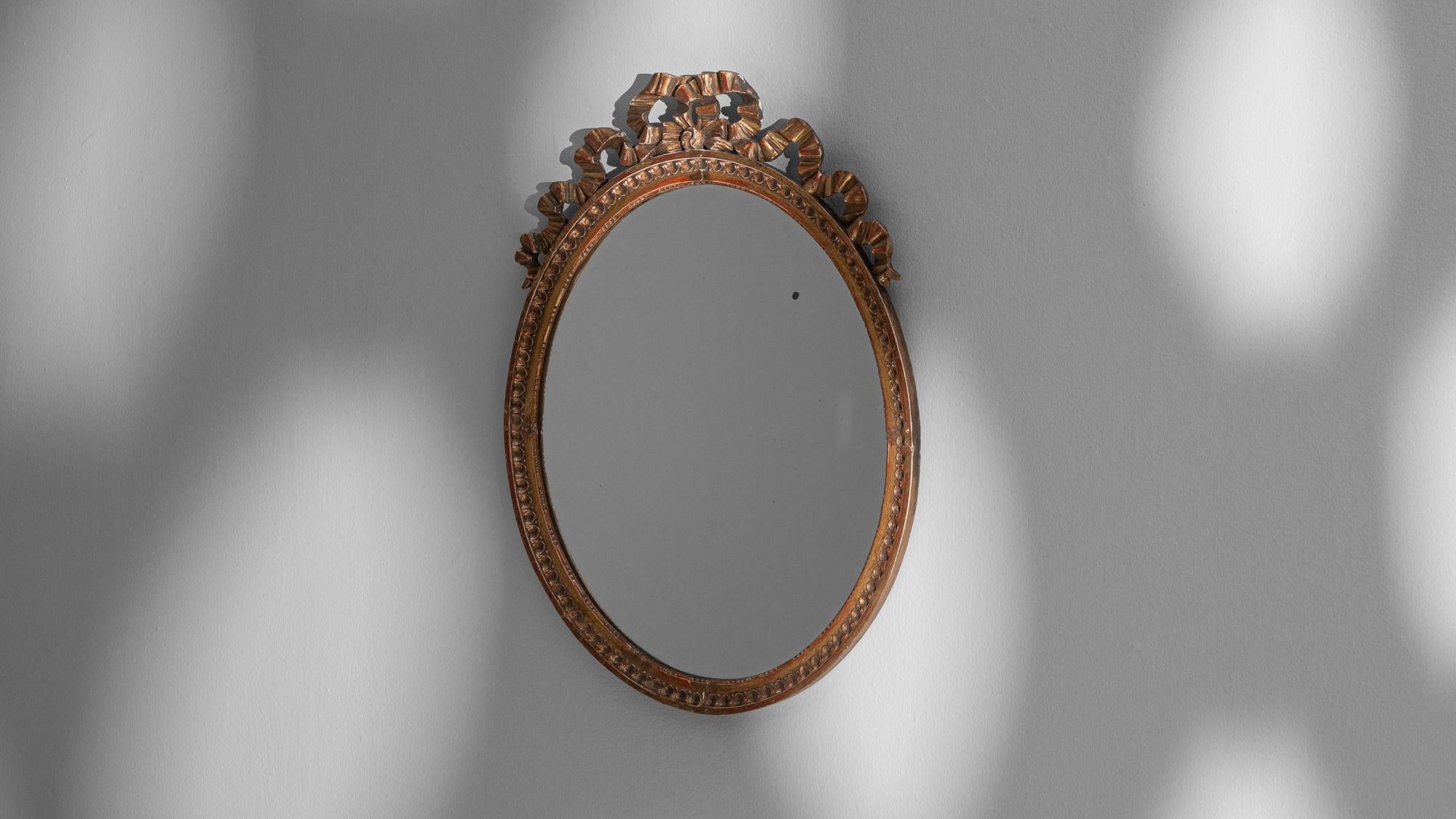 1900s French Wooden Mirror 3
