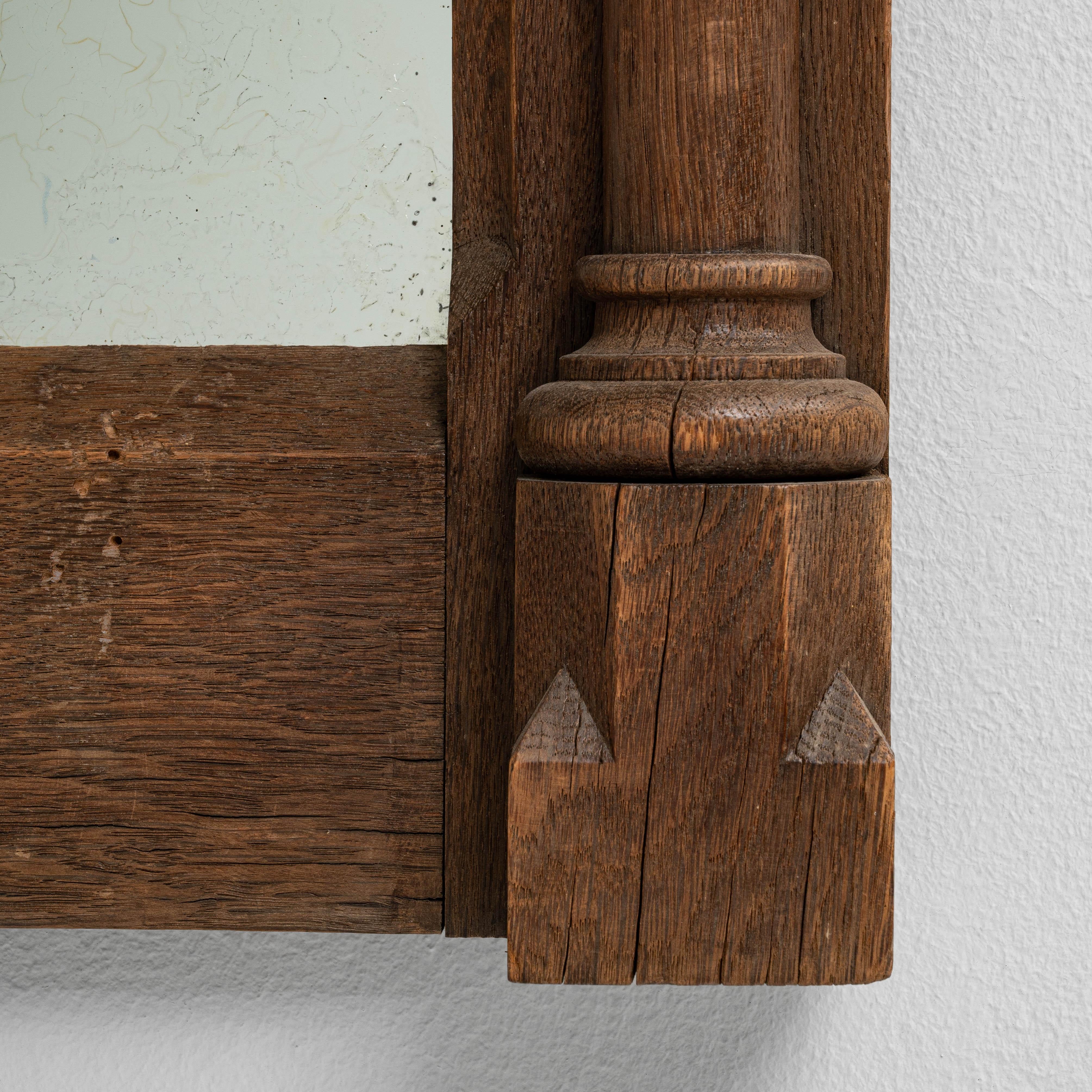 Miroir français en bois des années 1900 en vente 3