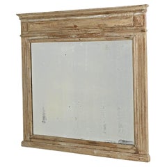 1900s French Wooden Mirror 