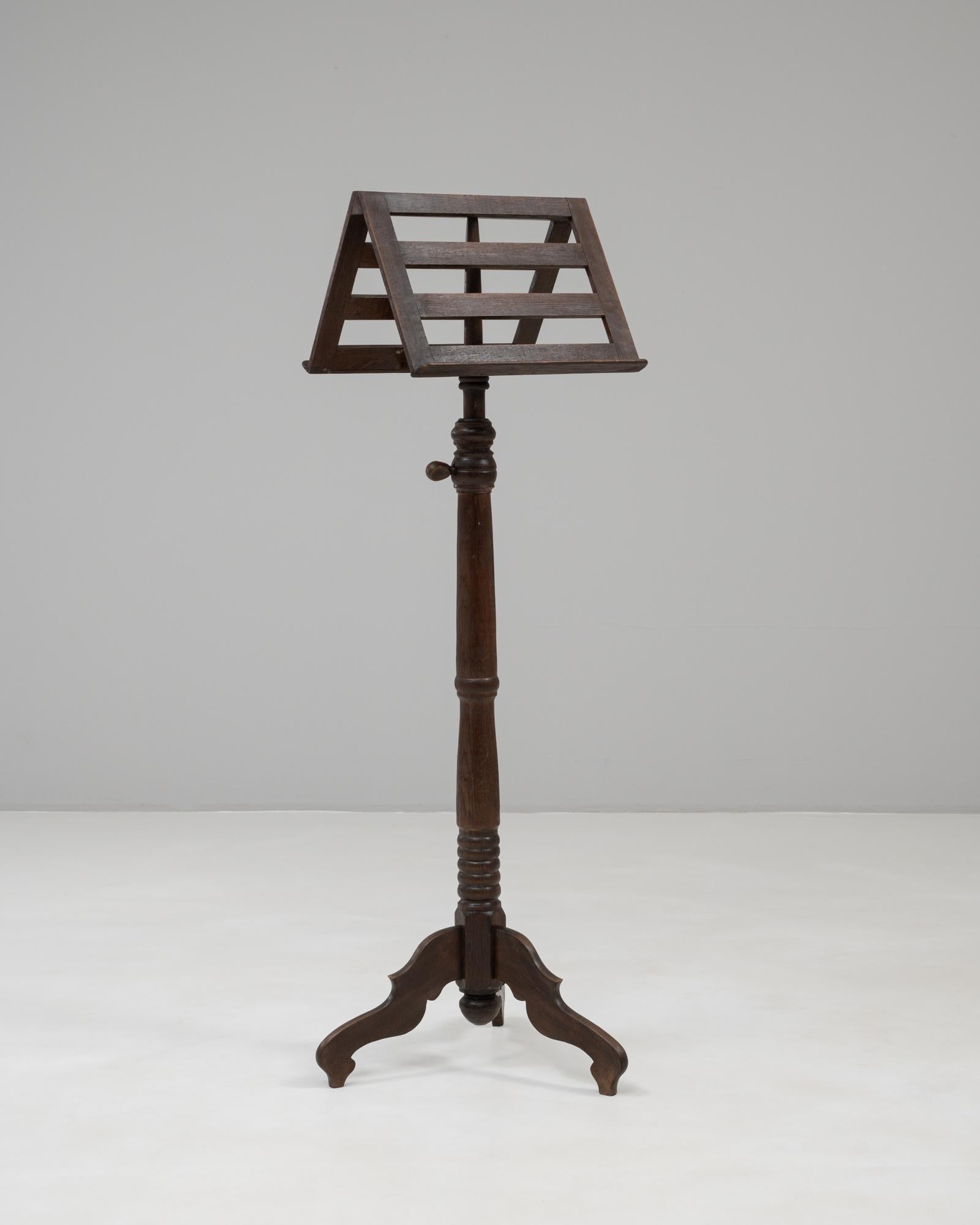 1900er Französisch hölzerne Notenständer im Angebot 4